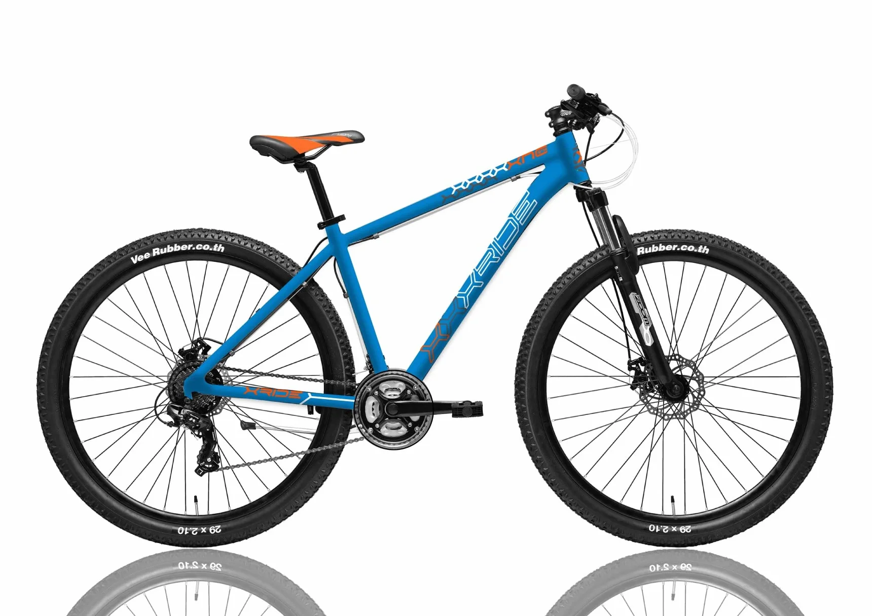 Vélo VTT 27,5 CASCELLA XNC Frein à Disque Mécanique Shimano 21 Vitesses Bleu
