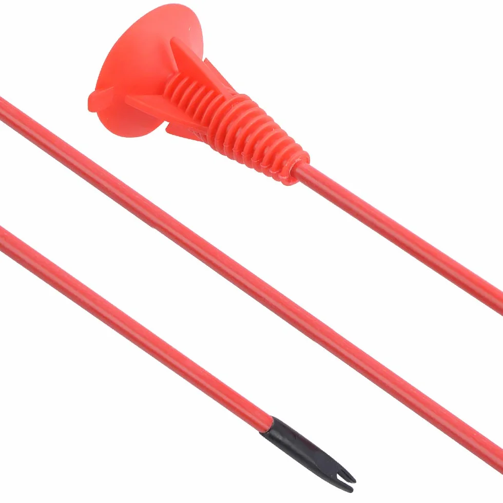 Flèche à Ventouse 25 Pouces Fibre de Verre pour Tir à l'Arc Entraînement Sécurité Débutants 6/12 pièces