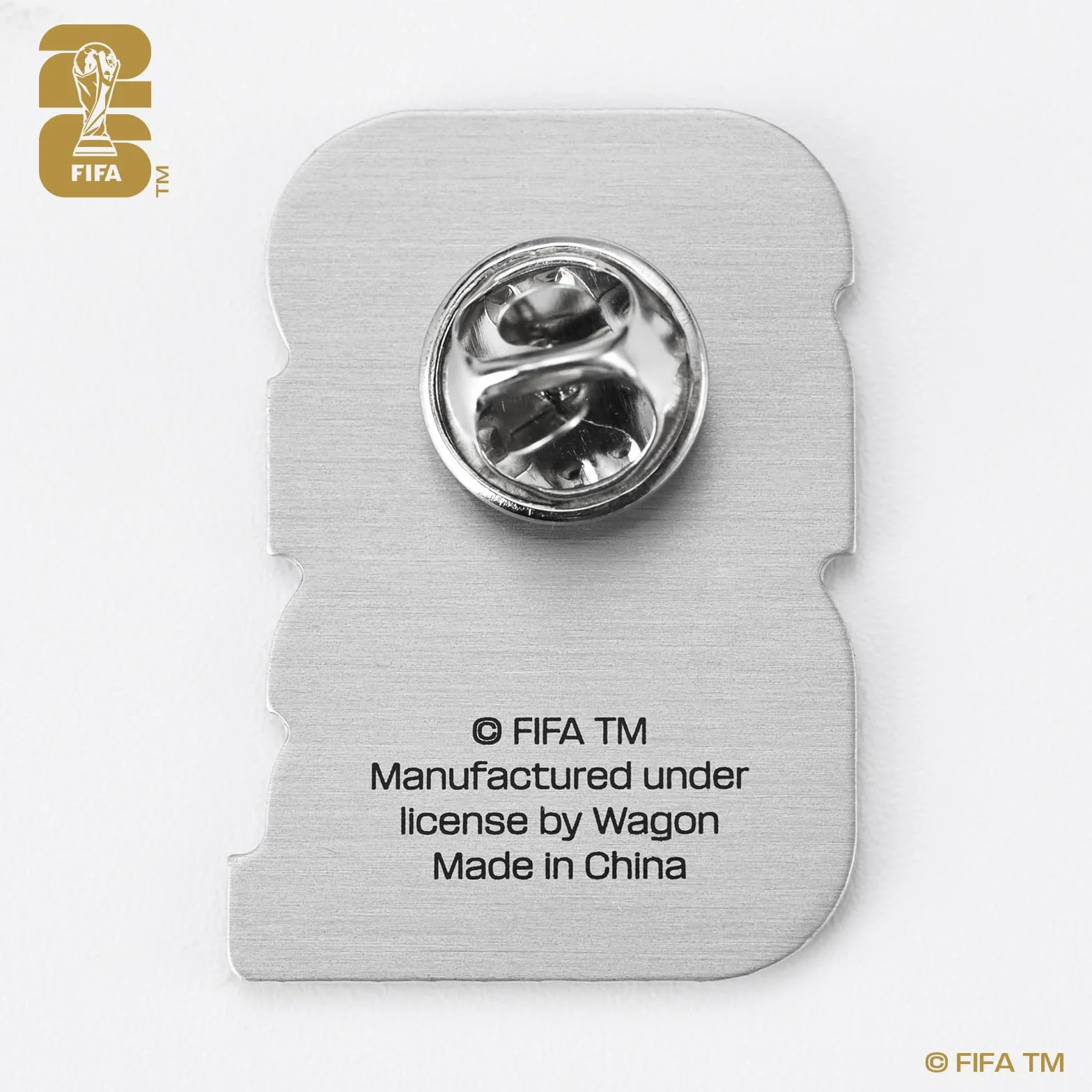 FIFA World Cup 2026 Official Gift, Pin’s Officiel FIFA Coupe du Monde 2026 – Souvenir & Article Fan avec Motif Trophée – Alliage d‘Aluminium, Idéal pour la Coupe du Monde 2026