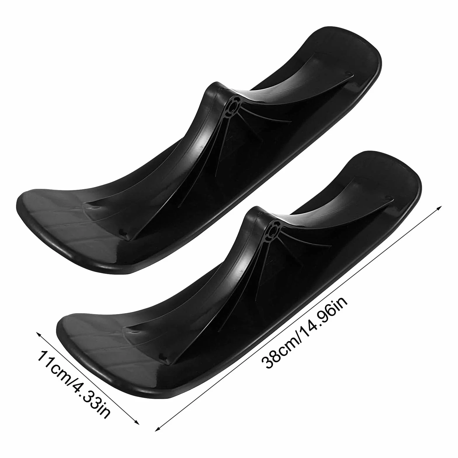 Patins de trottinette à neige, trottinette de neige, luge de trottinette, fixation de ski, patins à neige, pièces de rechange pour et adultes