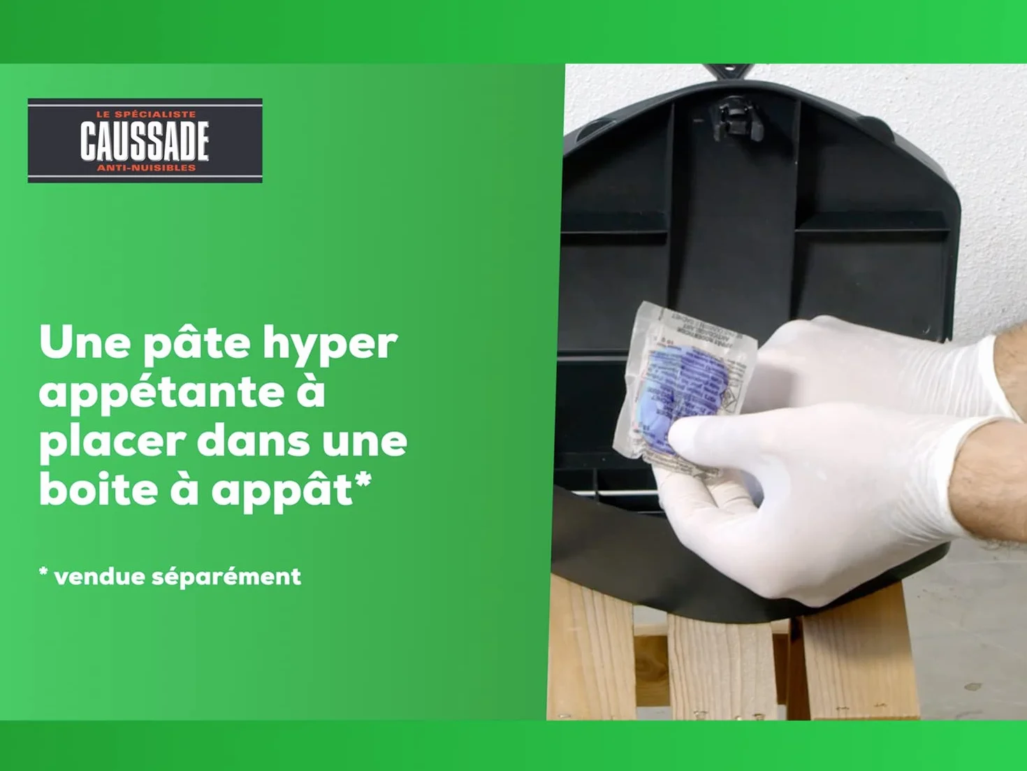 Caussade Raticide Canadien Anti Rats & Souris Fortes Infestations 72 Appâts pâtes 720g