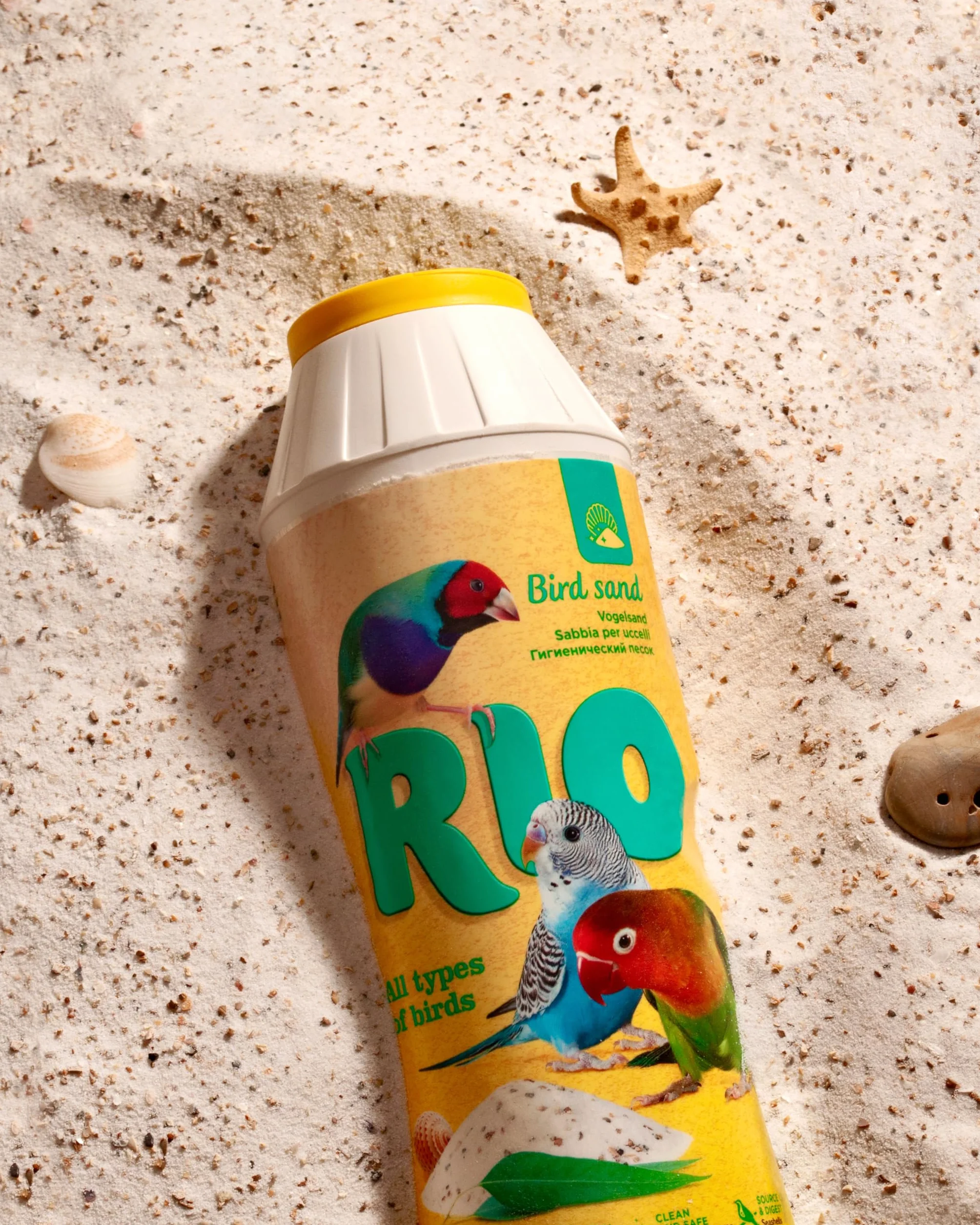 RIO Sable pour Oiseaux 2 kg avec extrait d'eucalyptus et calcaire d'huître