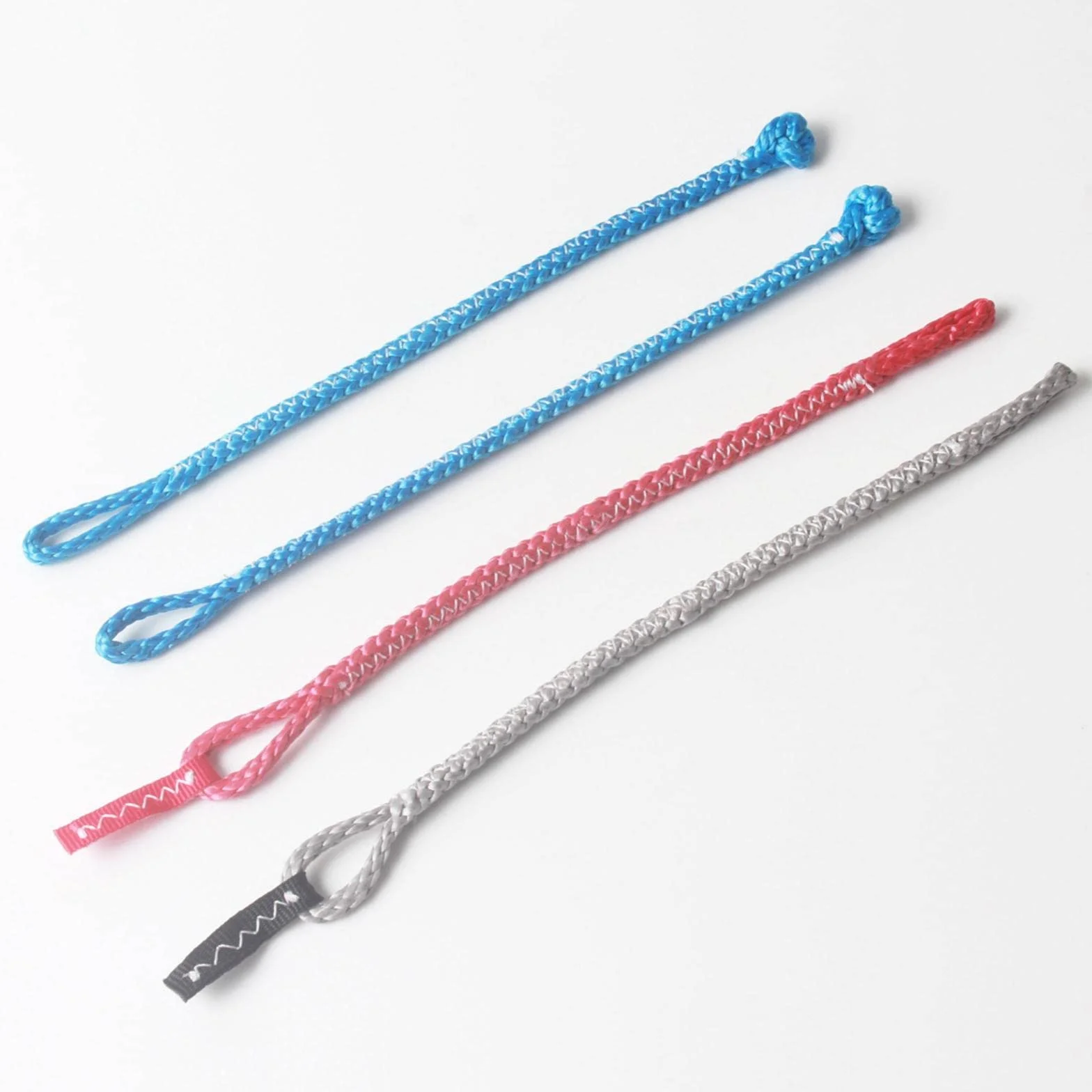 Lot de 4 queues de cochon universelles kitesurf 1000 kg Rouge Bleu