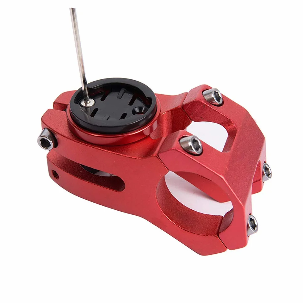 CYSKY Garmin Edge Support pour Tige de vélo pour Ordinateur Garmin Bryton Cycling GPS, Compatible avec Garmin 1000, 820, 810, 800, 520, 510, 500, 200 et Bryton 530 330 310 100 (Rouge)