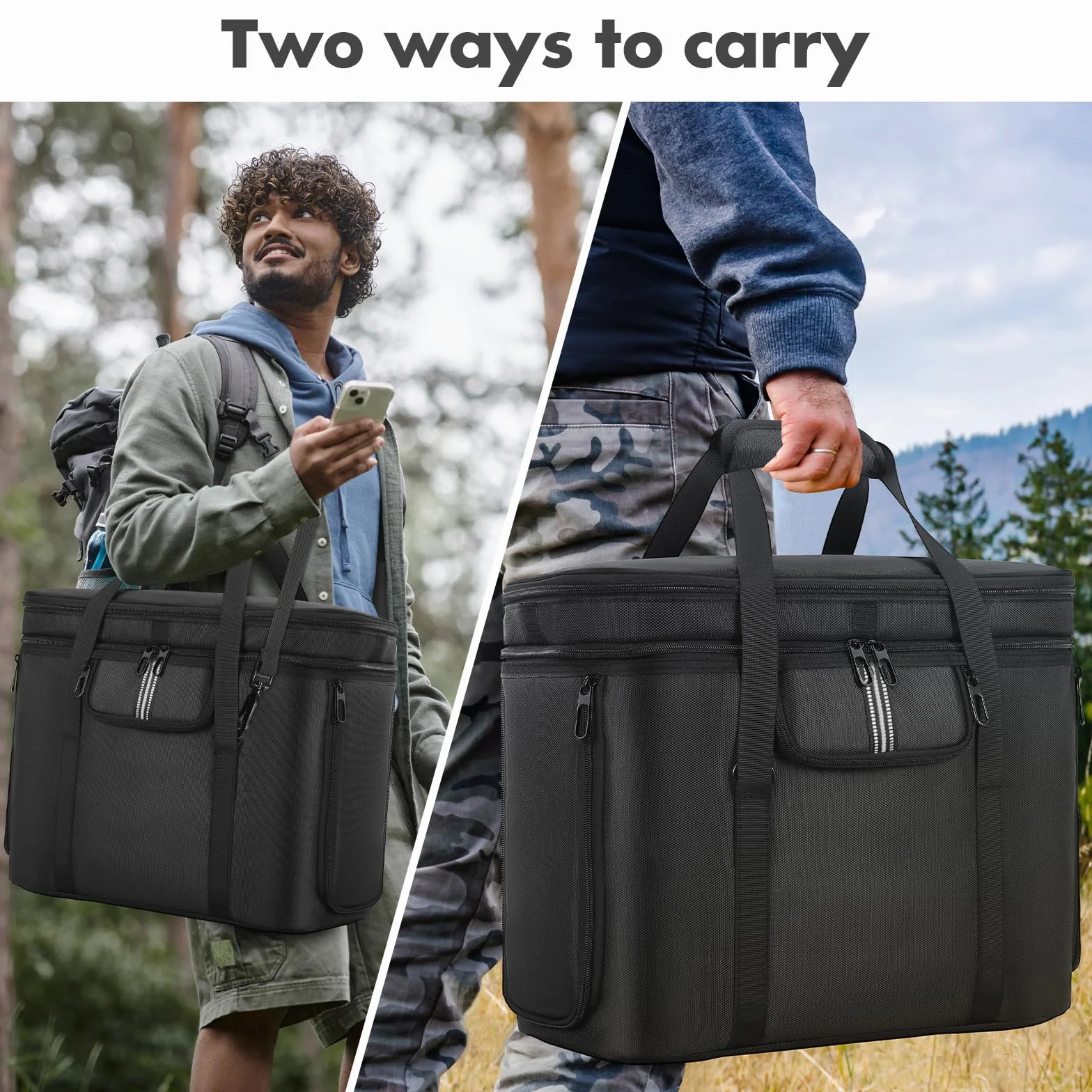 Sac de Transport Compatible ECOFLOW Delta 3 Plus Centrale Électrique Portable, Sac de Rangement pour Delta 2 Générateur Solaire
