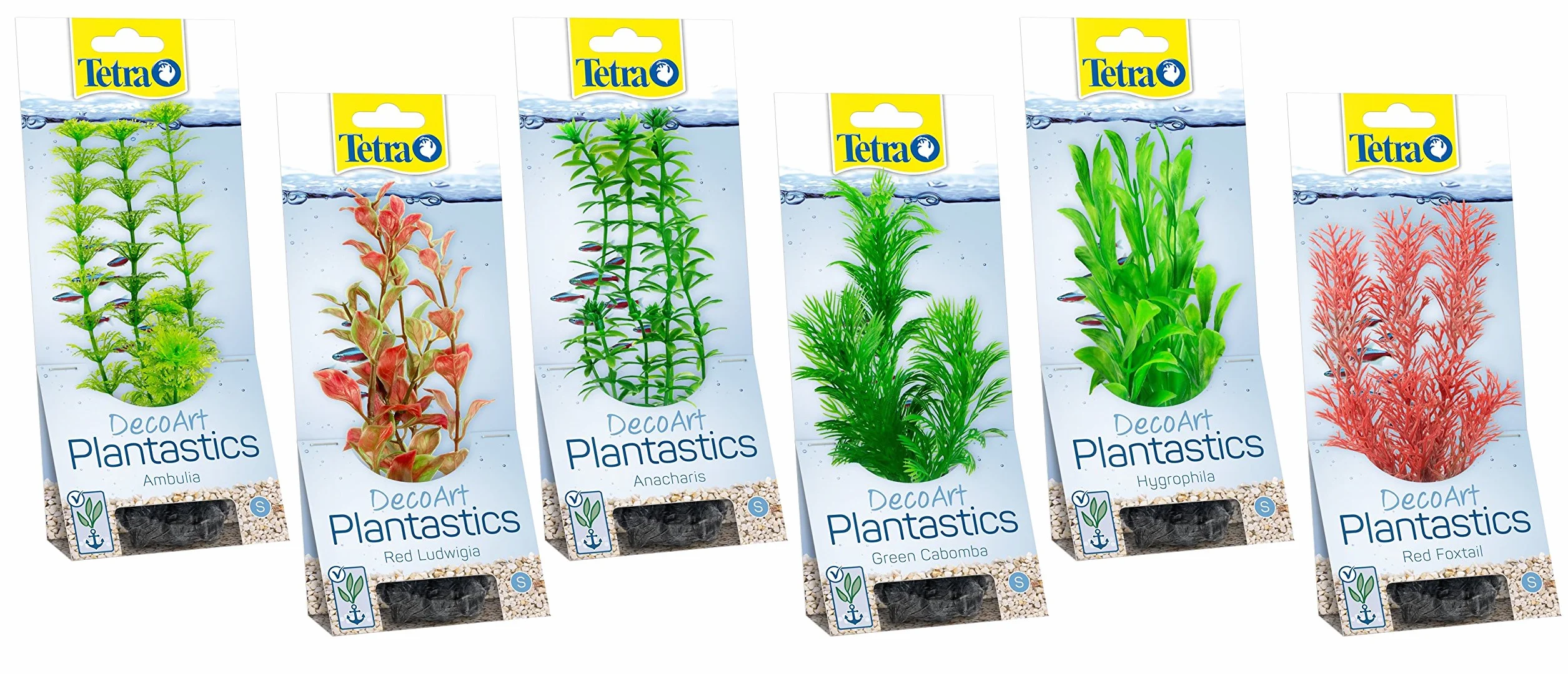 Tetra DecoArt Plantes Artificielles Aquatiques pour Aquarium Réplique réaliste Hygrophila Vert