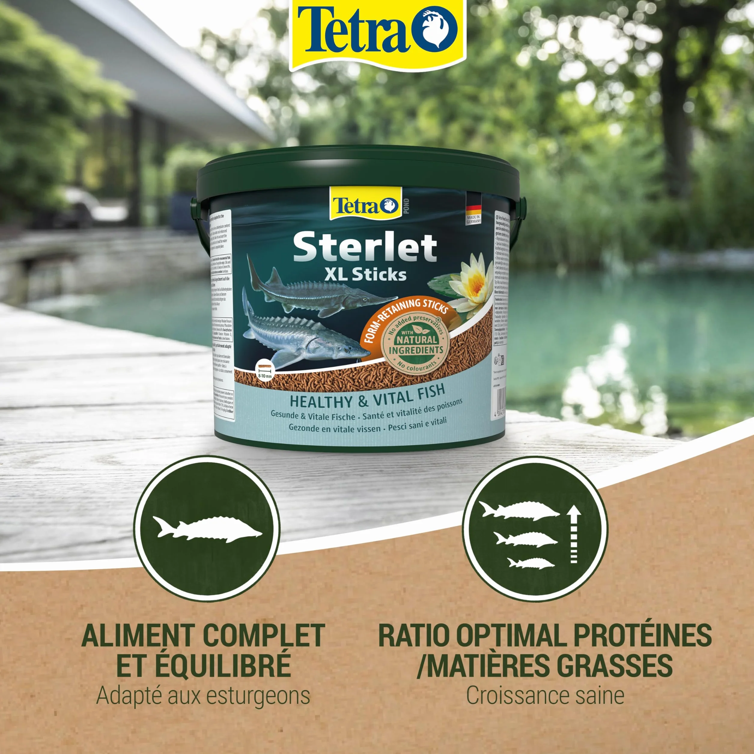 Tetra Pond Sterlet XL Sticks d'Esturgeon pour Aquariophilie 5 L