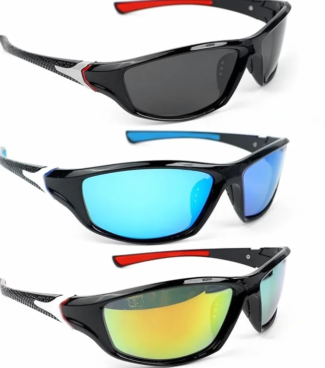 3 Pièces Lunette de Vitesse Homme et Femme, Lunette Vitesse UV400 Lunettes Vitesse Homme pour Activités de Plein air Comme Le Cyclisme, La Course L'escalade La Pêche