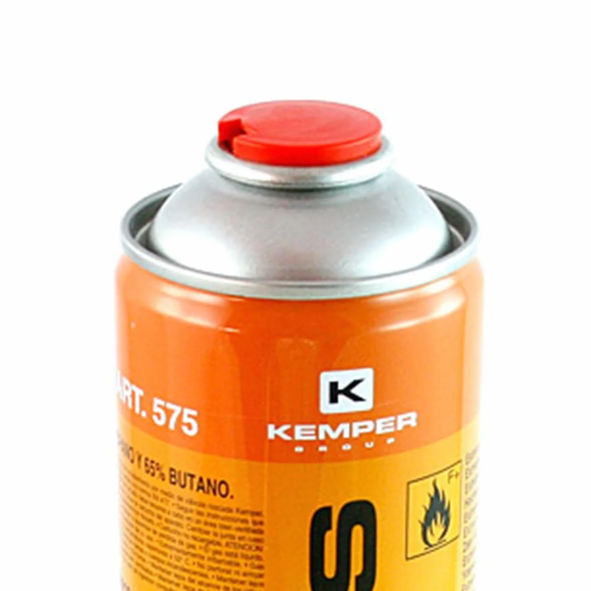 KEMPER - Cartouches gaz 330g Pack de 6 Bouteilles Butane propane 600ml Bonbonne gaz universelle valve 7/16
