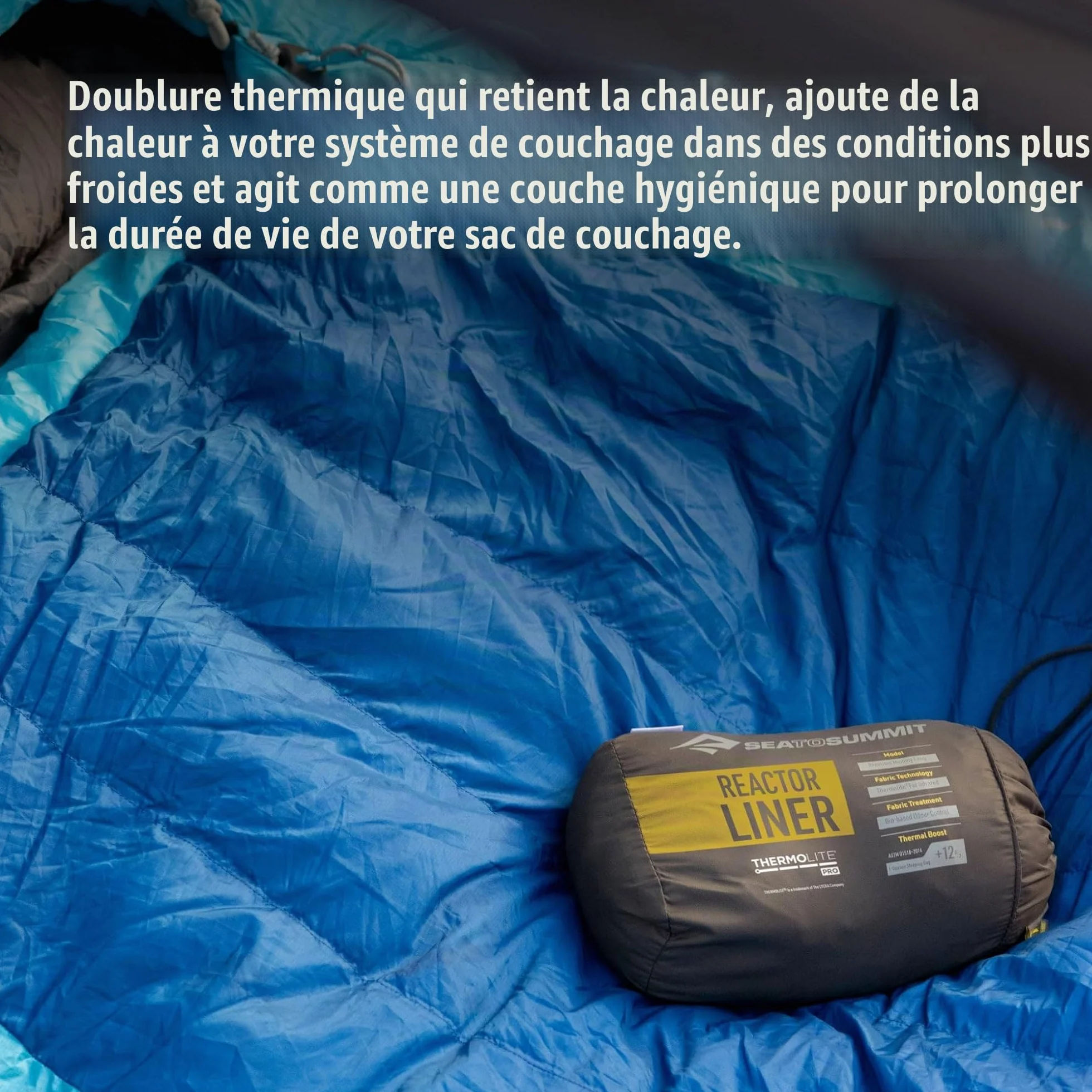 Sea to Summit Reactor - Doublure Isolante pour Sac de Couchage