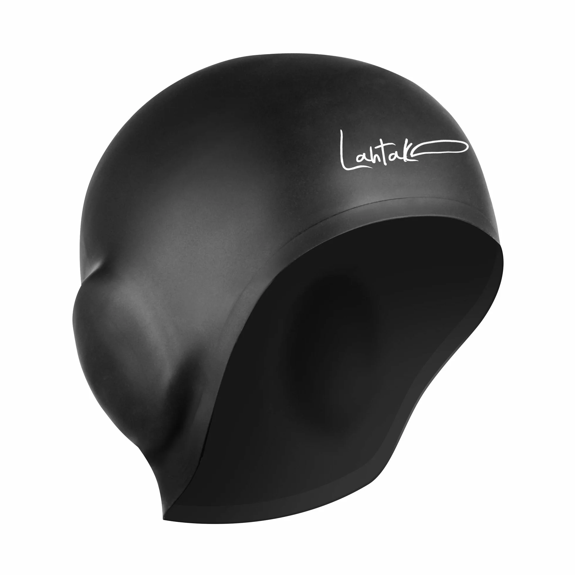 Lahtak Bonnet de Bain Protection Oreille 3D - Bonnet de Bain Femme Homme Enfant - Bonnet Piscine - Bonnet Natation - Bonnet Etanche Silicone Impermeable