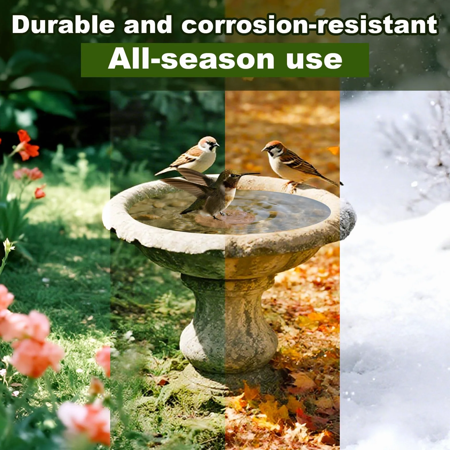 Lyreh Disque en Cuivre Bain d'oiseaux 10cm Support Triple Point Purification