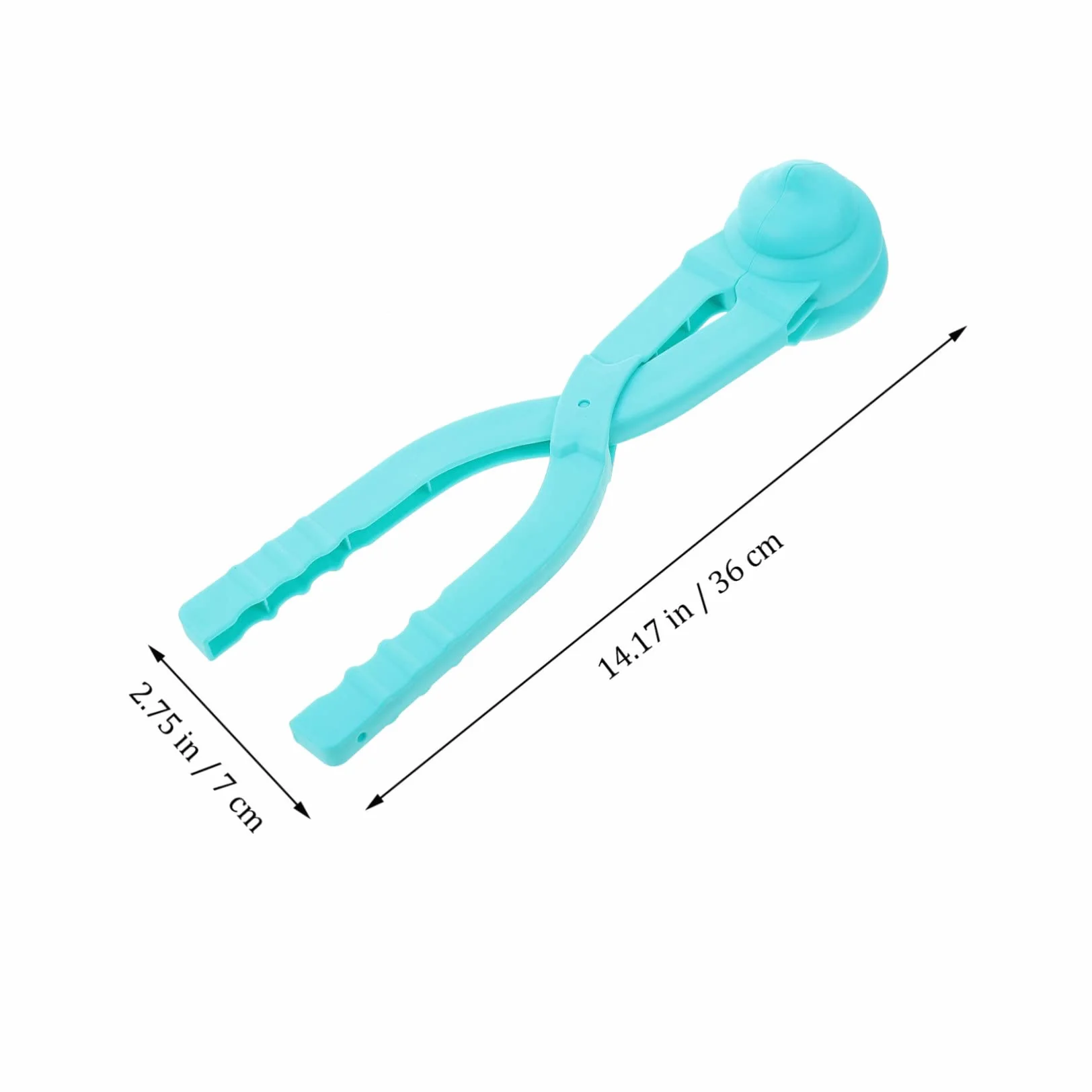 TOYANDONA Pince De Boules De Neige De Caca pour Garçon Et Filles, Petite Taille 30 Cm, Plastique Sûr, Jouet Extérieur D’Hiver, Jeu De Plage Sable, Fabrication Rapide Et Mains Protégées