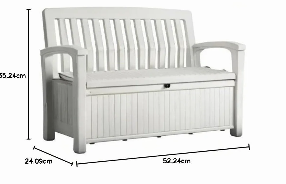 Keter Patio Bench Coffre 227 L Blanc