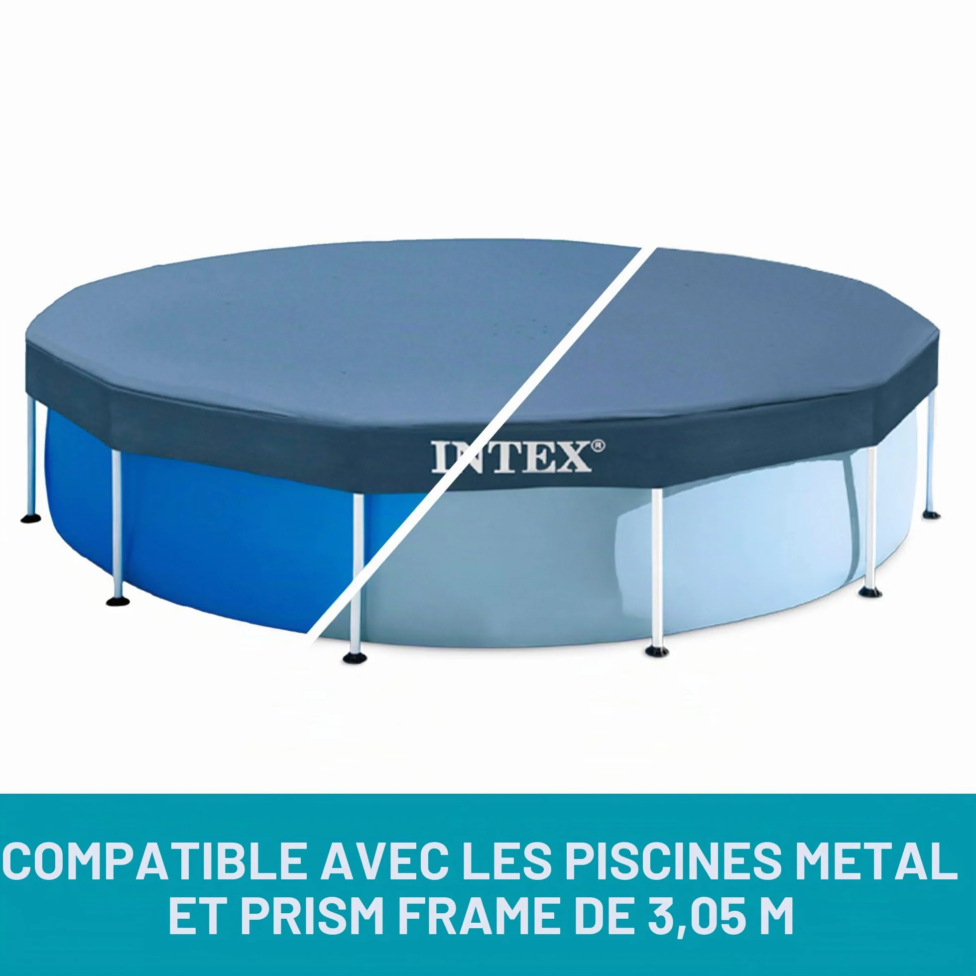 Intex Bâche Protection Piscine Ronde 3m05