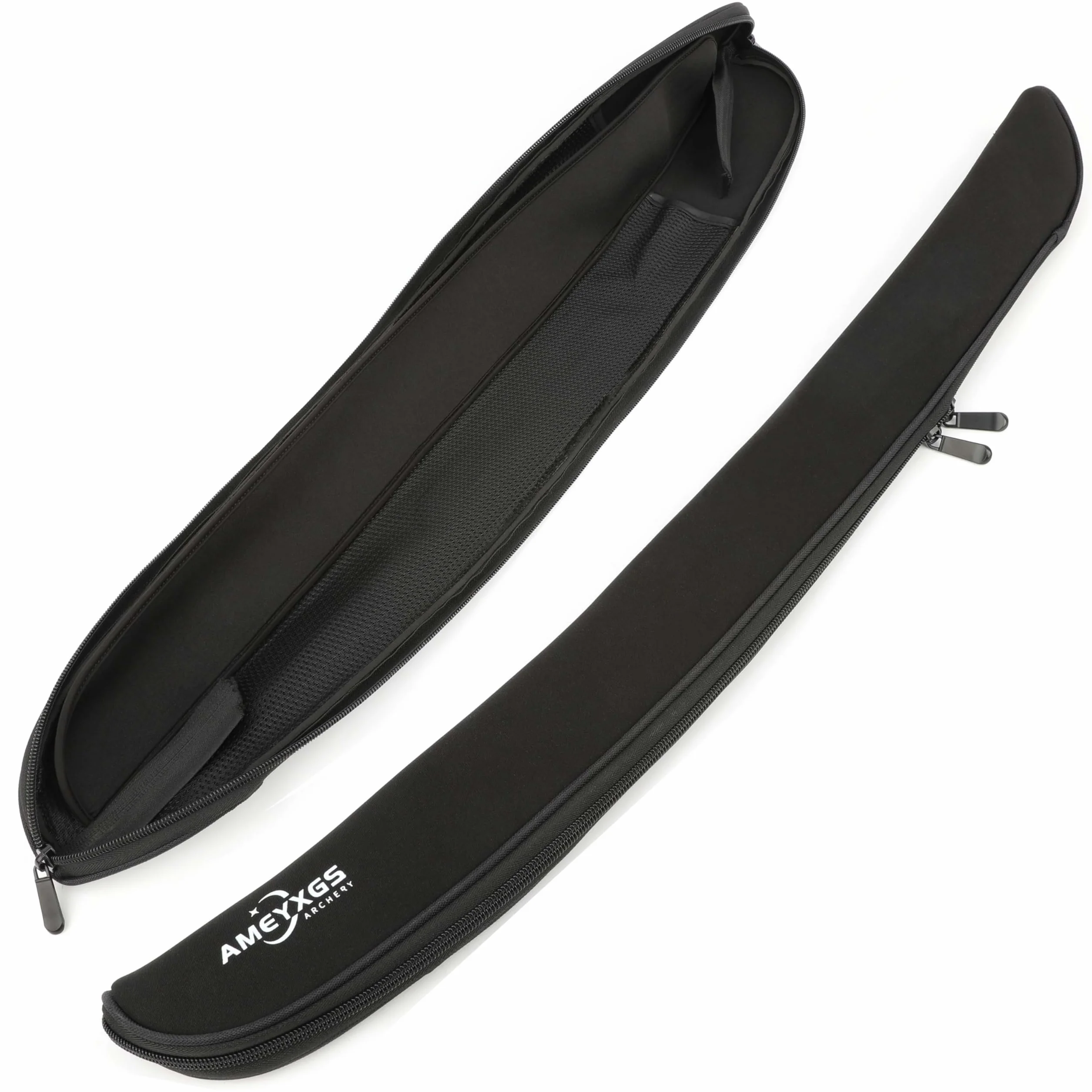 Etui pour Branches d'arc Recurve en Tissu Noir Sac de Rangement pour Branches d'arc Pochette protectrice légère pour Accessoires de tir à l'arc