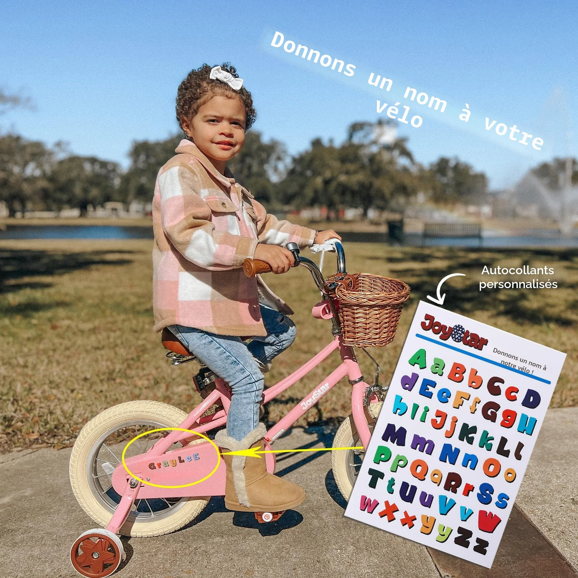 JOYSTAR Vélo pour Enfant de 12/14/16/18/20 Pouces pour Enfants de 2 à 11 Ans avec Roues Jockey et Panier