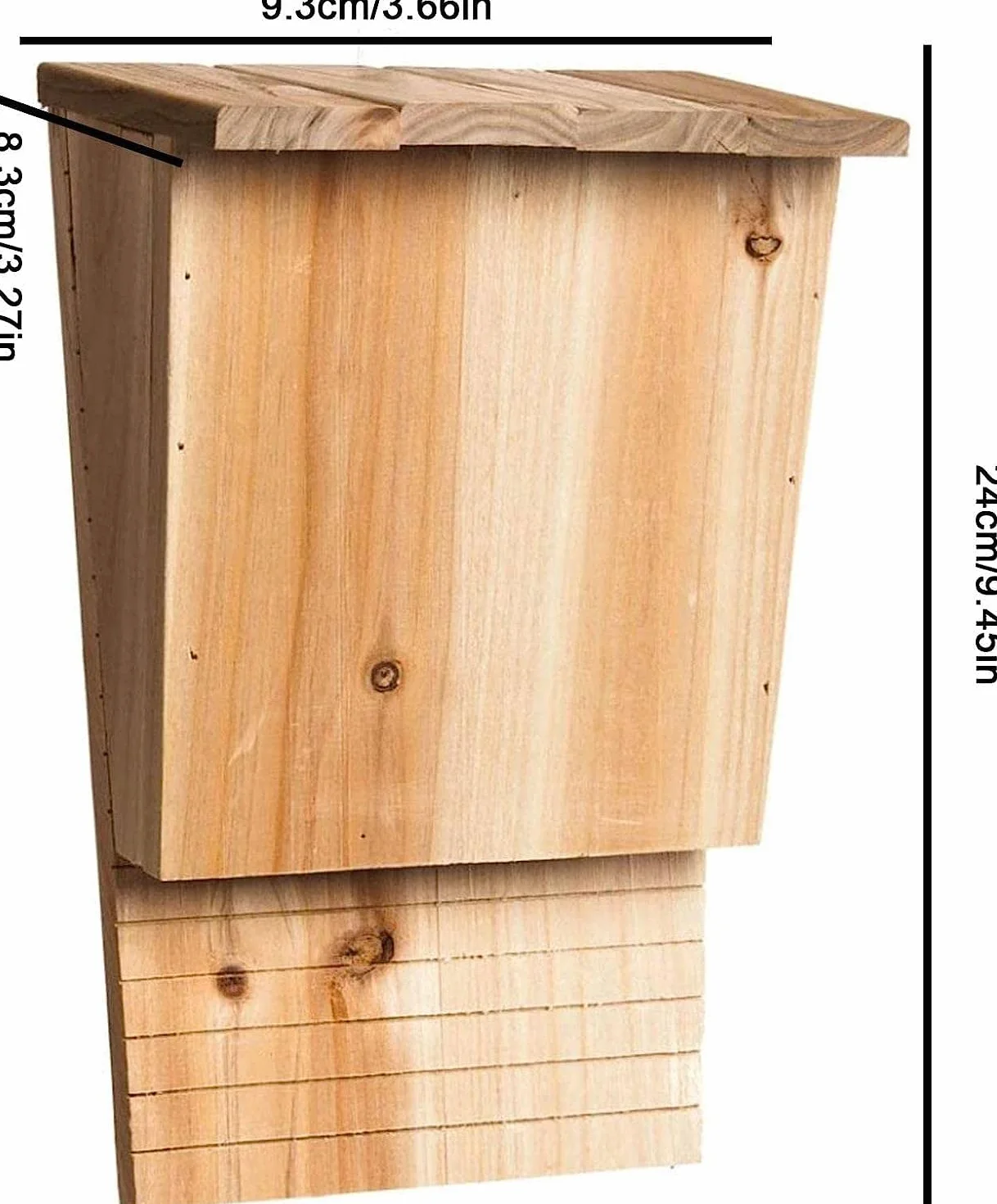 Nichoirs muraux en bois massif pour chauve-souris de jardin