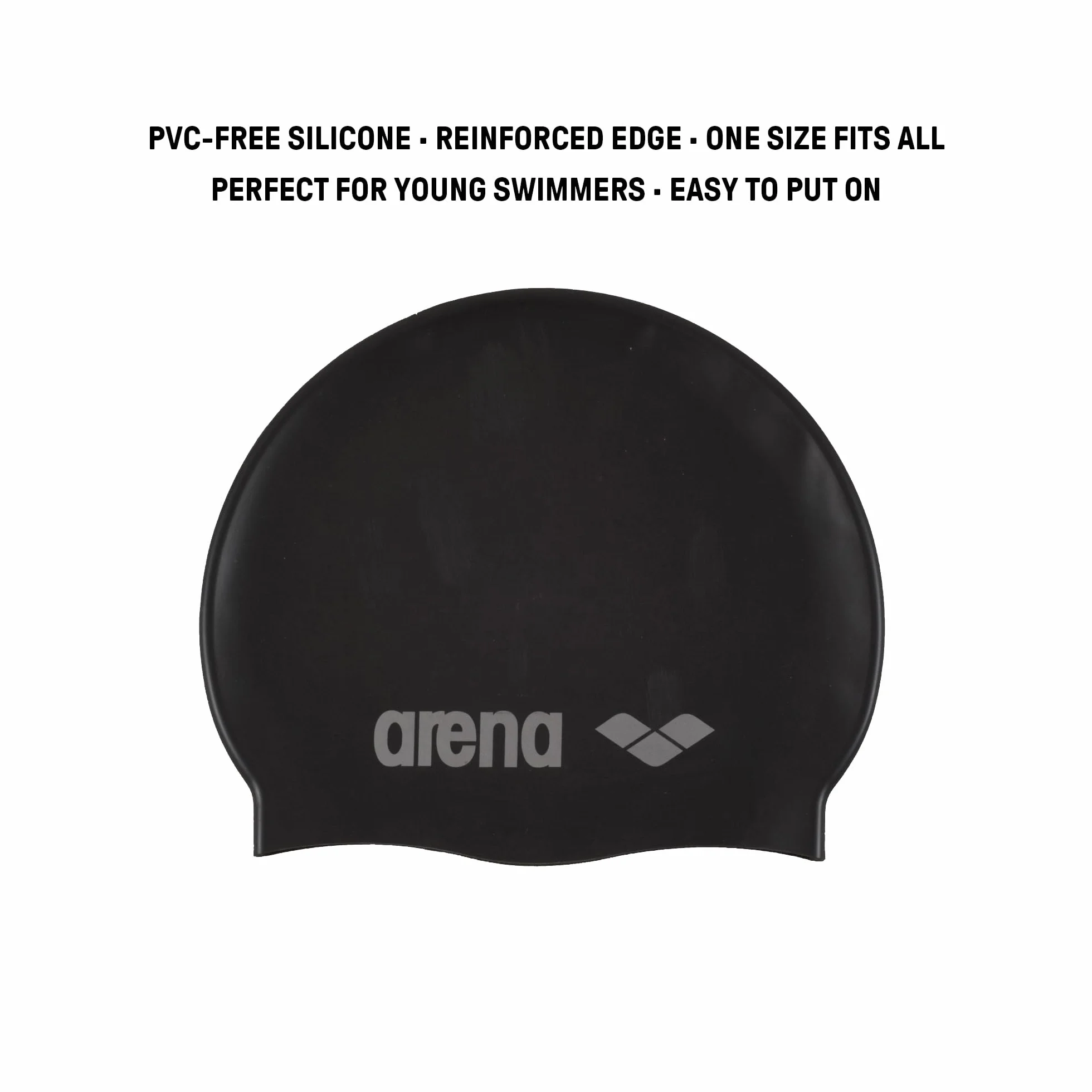 Arena Classic Silicone Junior Unisex Swimming Cap with Reinforced Edge