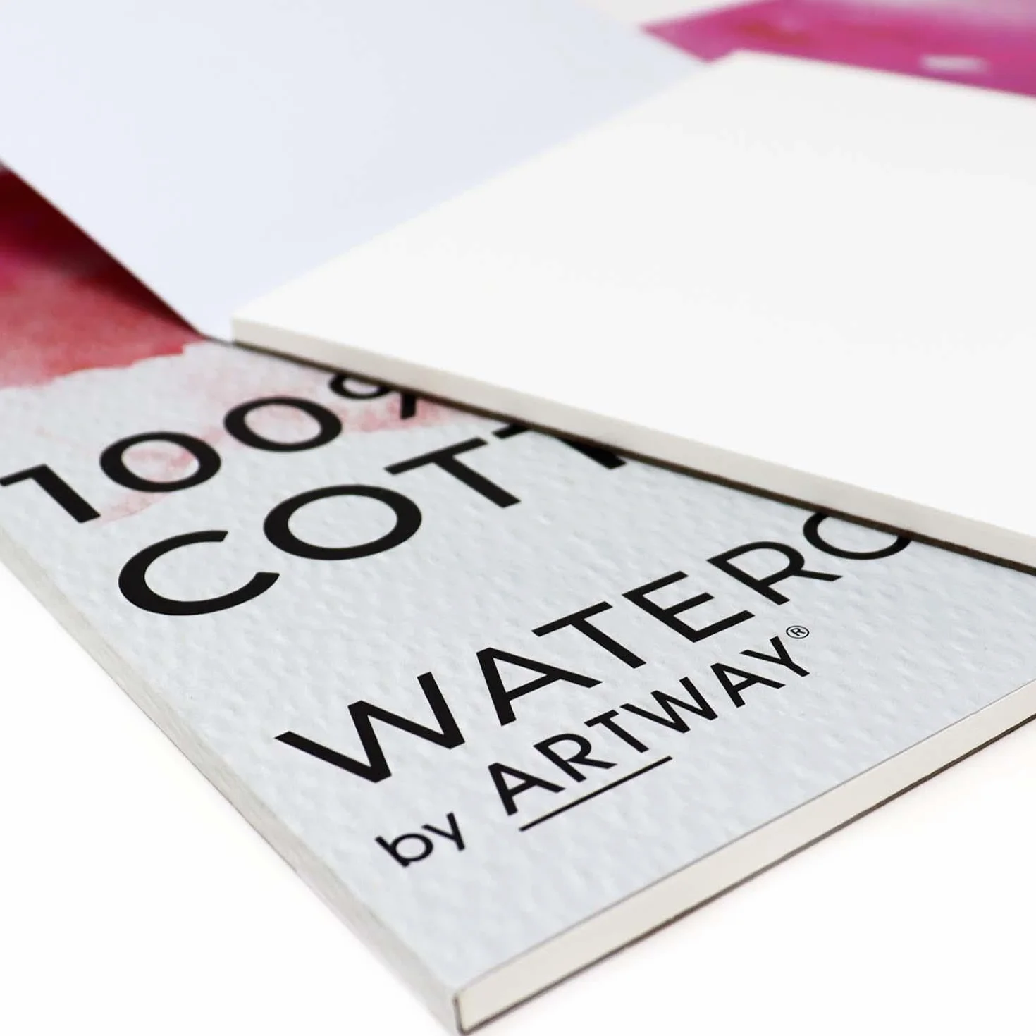 Bloc aquarelle A4 pressé à froid 300 g/m² 100% coton 12 feuilles blanc Artway