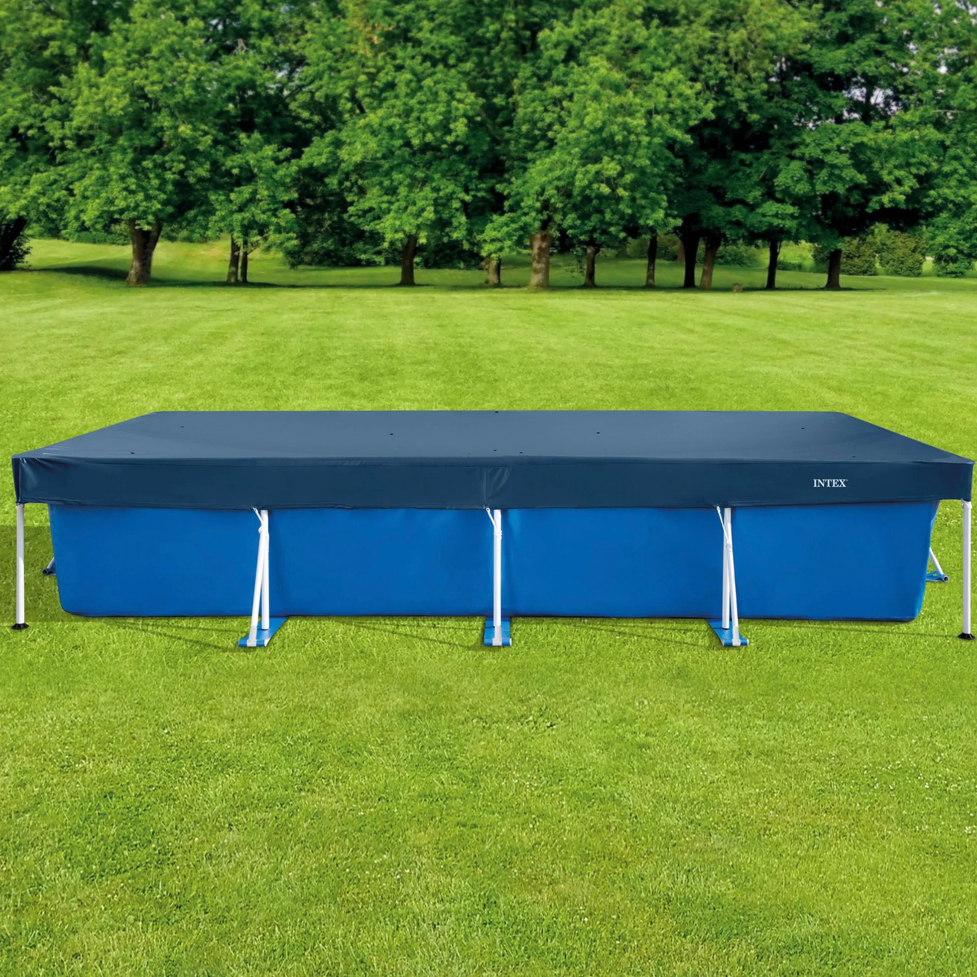 Intex Bâche Protection Piscine Rectangulaire Tubulaire 4m50 x 2m20