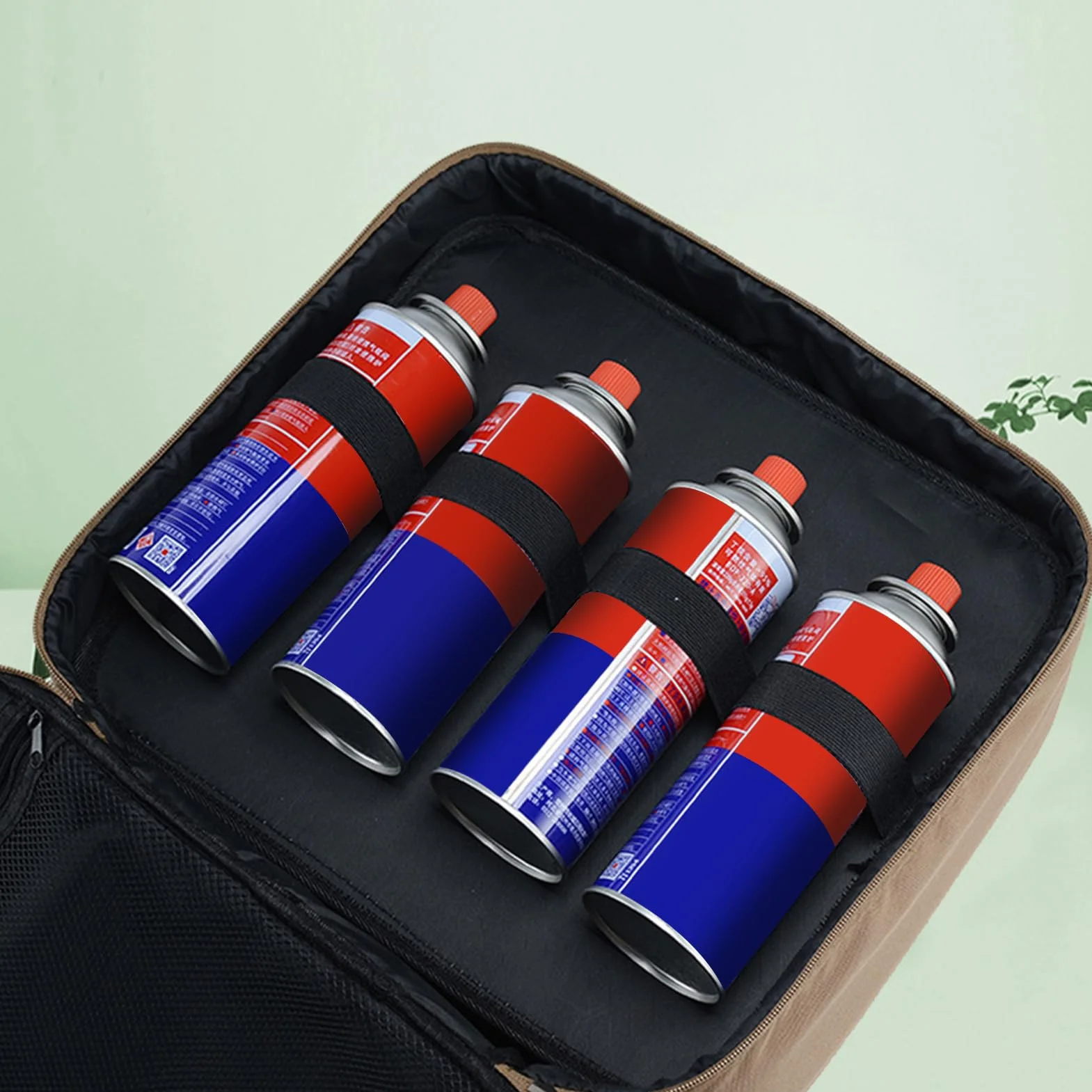 Sac de transport pour réchaud de camping – Sac de transport pour réchaud d'extérieur, sac de rangement de camping, sac portable pour brûleur, étui de transport en tissu Oxford pour équipement de