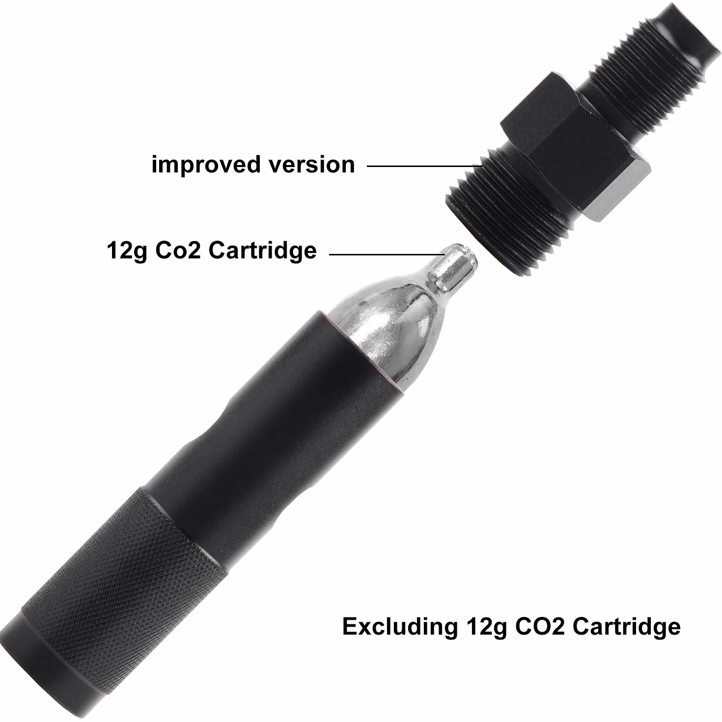 CPROSP Adaptateur Universel CO2 12g, Compatible Bouteille CO2 88G, Joints Anti-Fuite