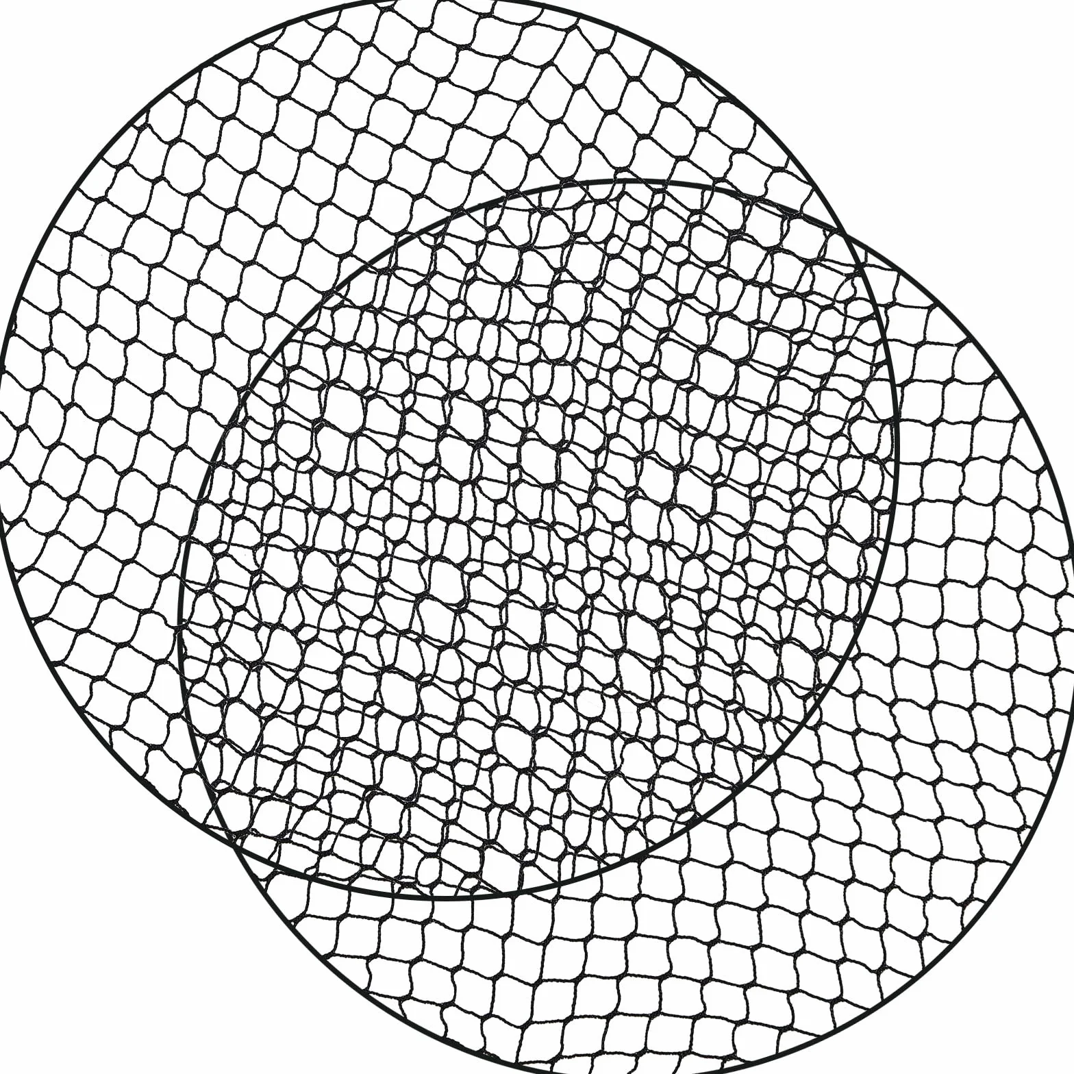 Lewtemi Compatible with Spikeball Game Net Replaceable Net 35 inches Black Nets Volleyball Nets Compatible with Spikeball Game Most Competitive Tournament (2 Pieces)