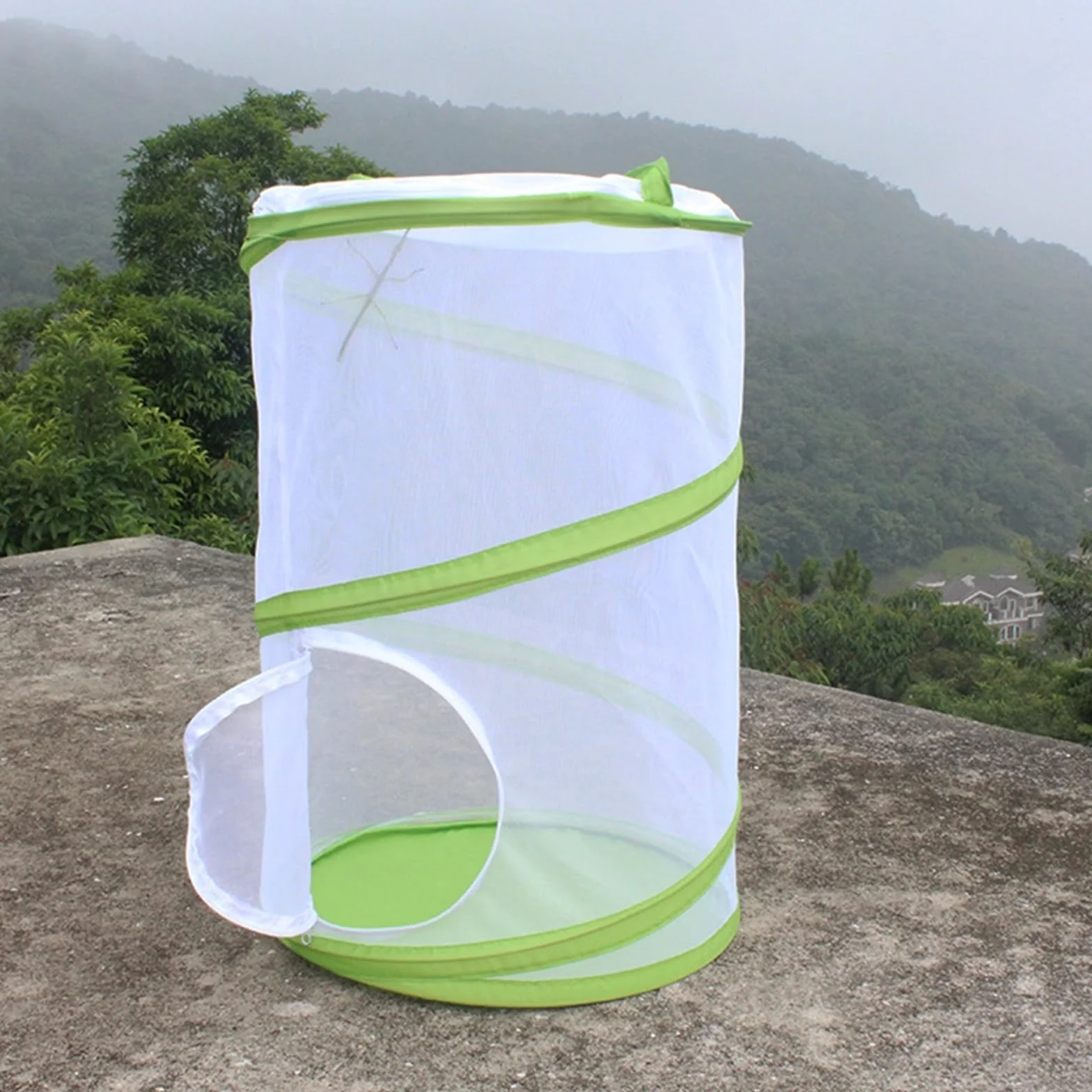 Cage à Papillons Grande pour Enfants, Filet Anti-Insectes, Cage d'Alimentation