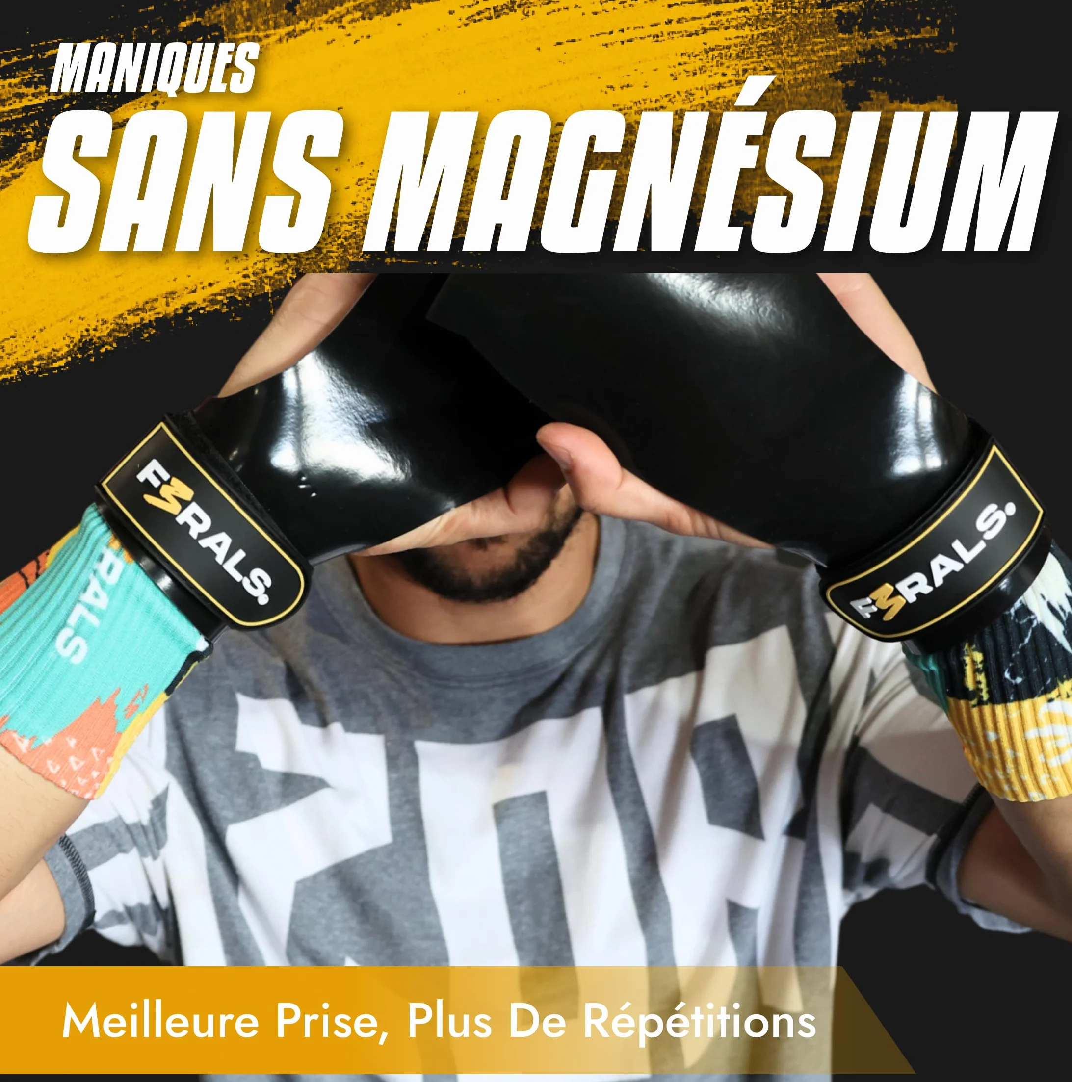 Cross Training Grip Antidérapant 2,3mm Haltérophilie Manique