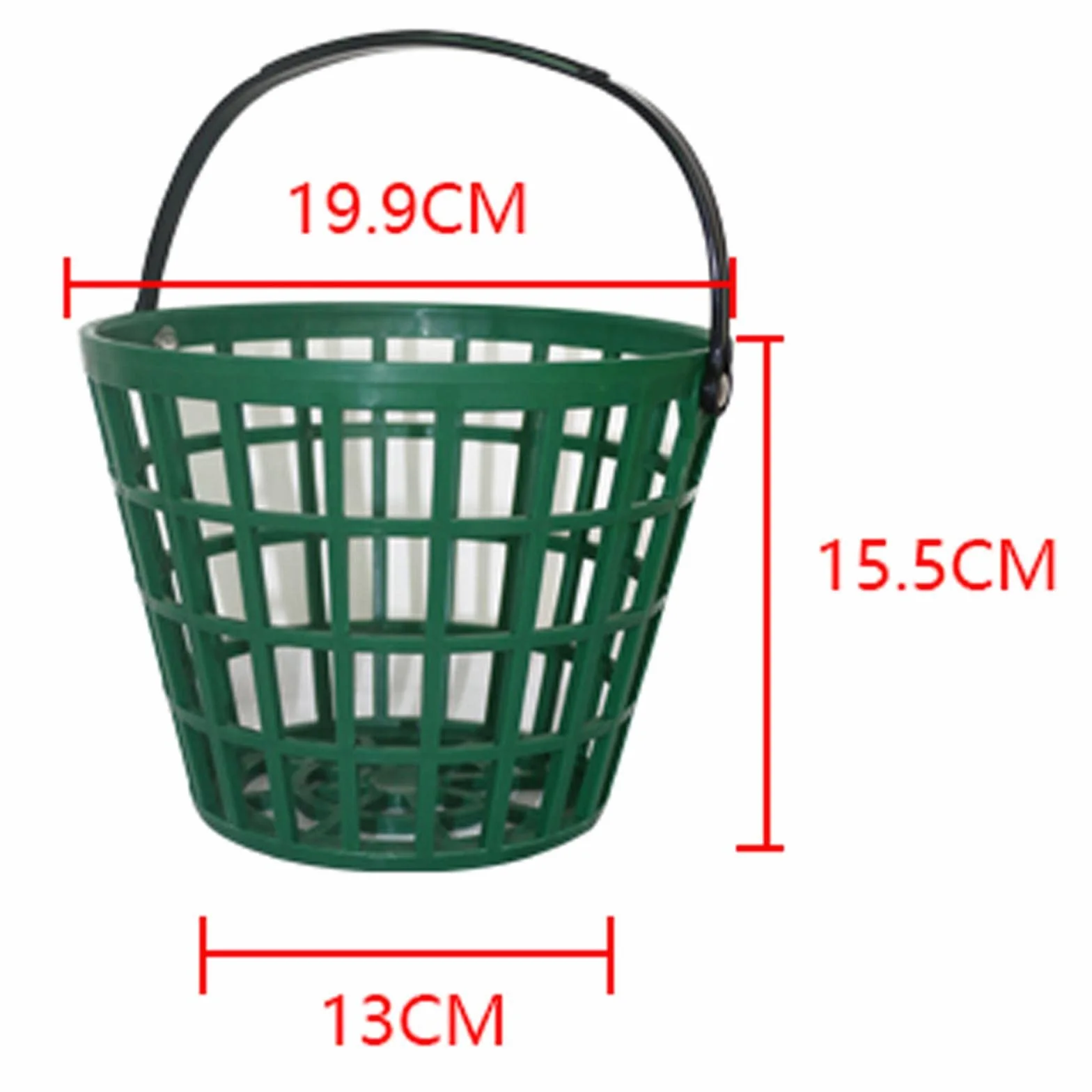 T TOOYFUL Golf Panier Collecte Balles Seau Stockage Poignée 50 Boules