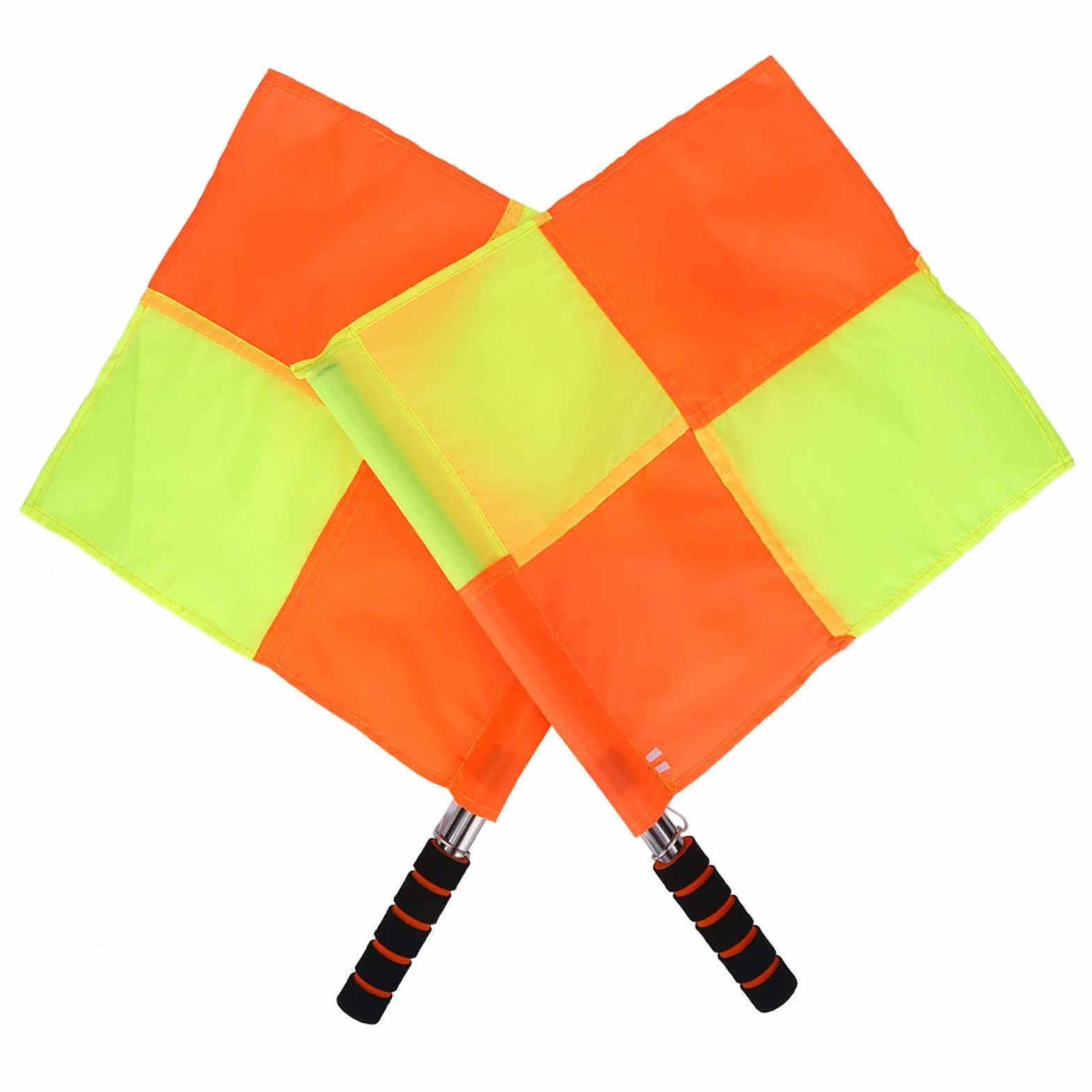 Voluxe Drapeau de Juge de Touche, Drapeau d'arbitre de Football Durable pour Les Amateurs de Plein air pour Le Joueur pour la Maison pour Amateur