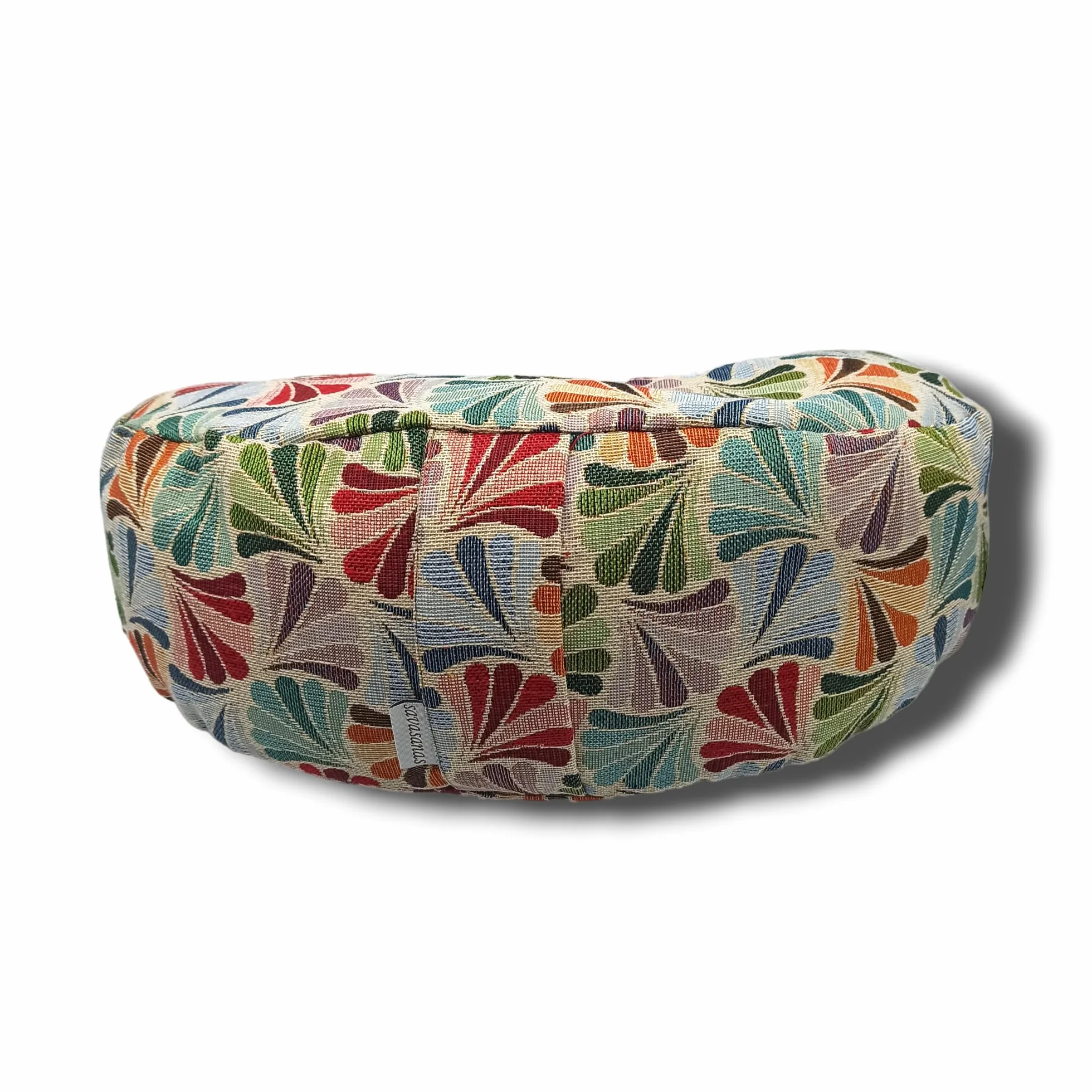 Coussin Yoga éventail, zafu, Coussin Meditation, Coussin Demi Lune, zafu Meditation, zafu Demi Lune, Coton et cosses de Sarrasin, Fait à la Main à Barcelone