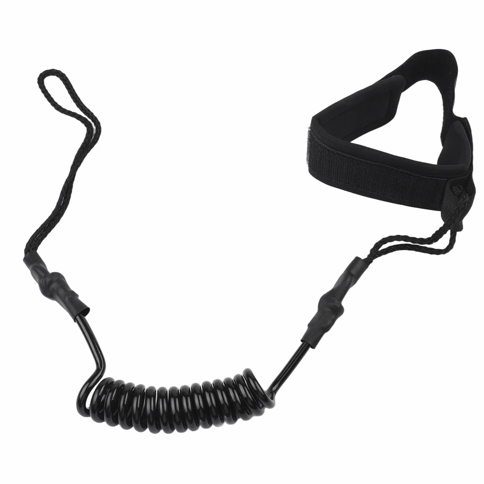Corde à main de sécurité, laisse de surf pour bodyboard, corde à ressort en TPU, sangle de poignet réglable haute résistance pour adultes et enfants, sports nautiques