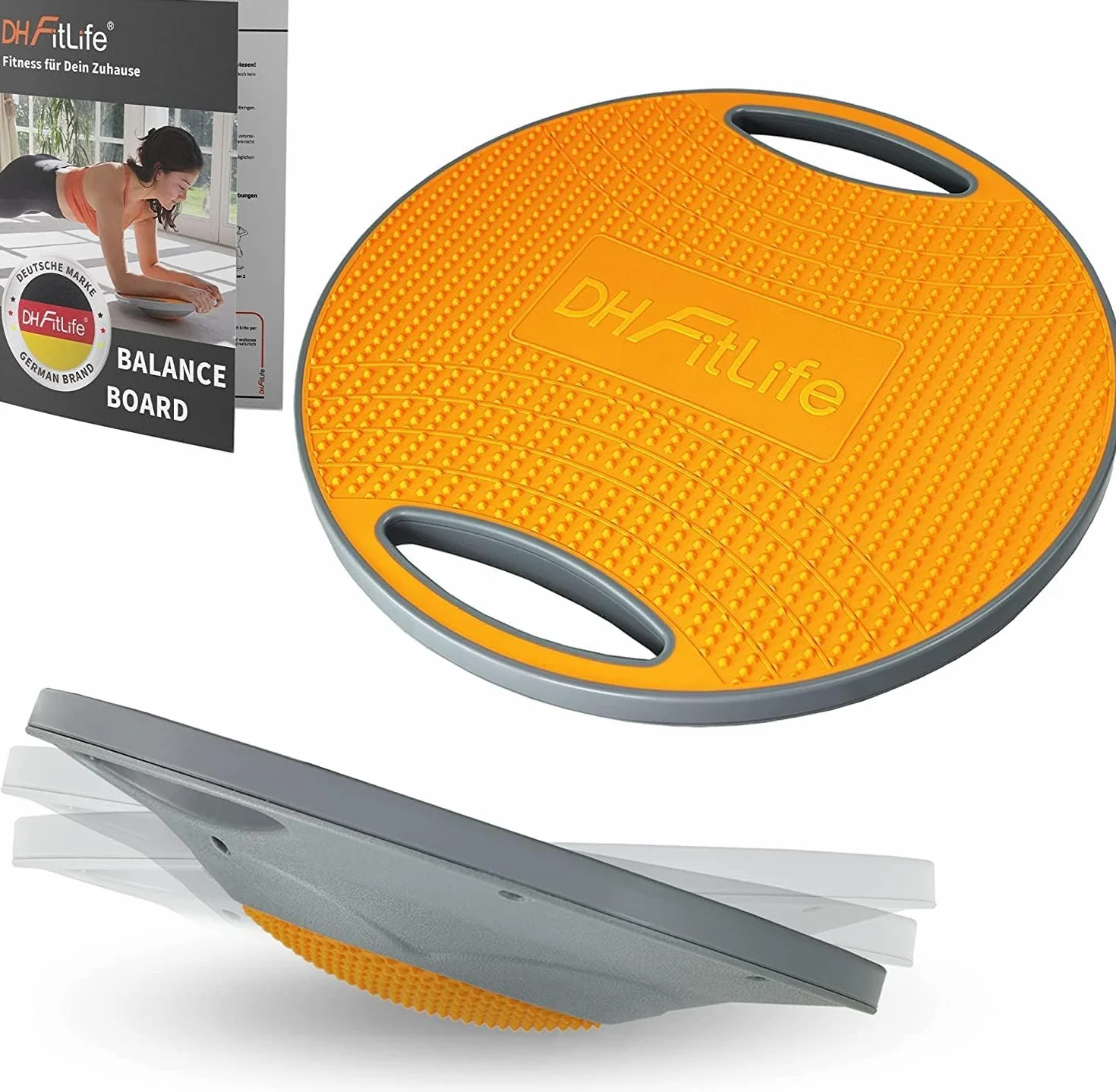 DH FitLife Planche d'équilibre Extra Large Ø 42 cm Max. 200 kg Balance Board