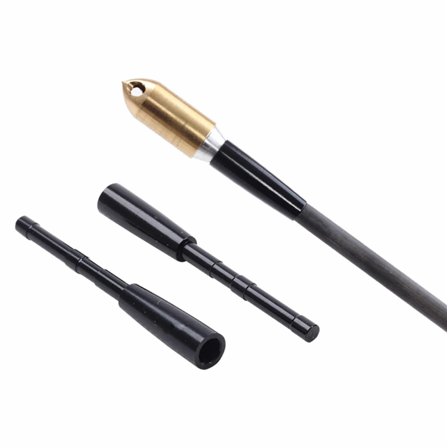 Lot de 10 embouts de flèches en aluminium avec embouts de flèches et embouts de flèches pour diamètre de 4,2 mm