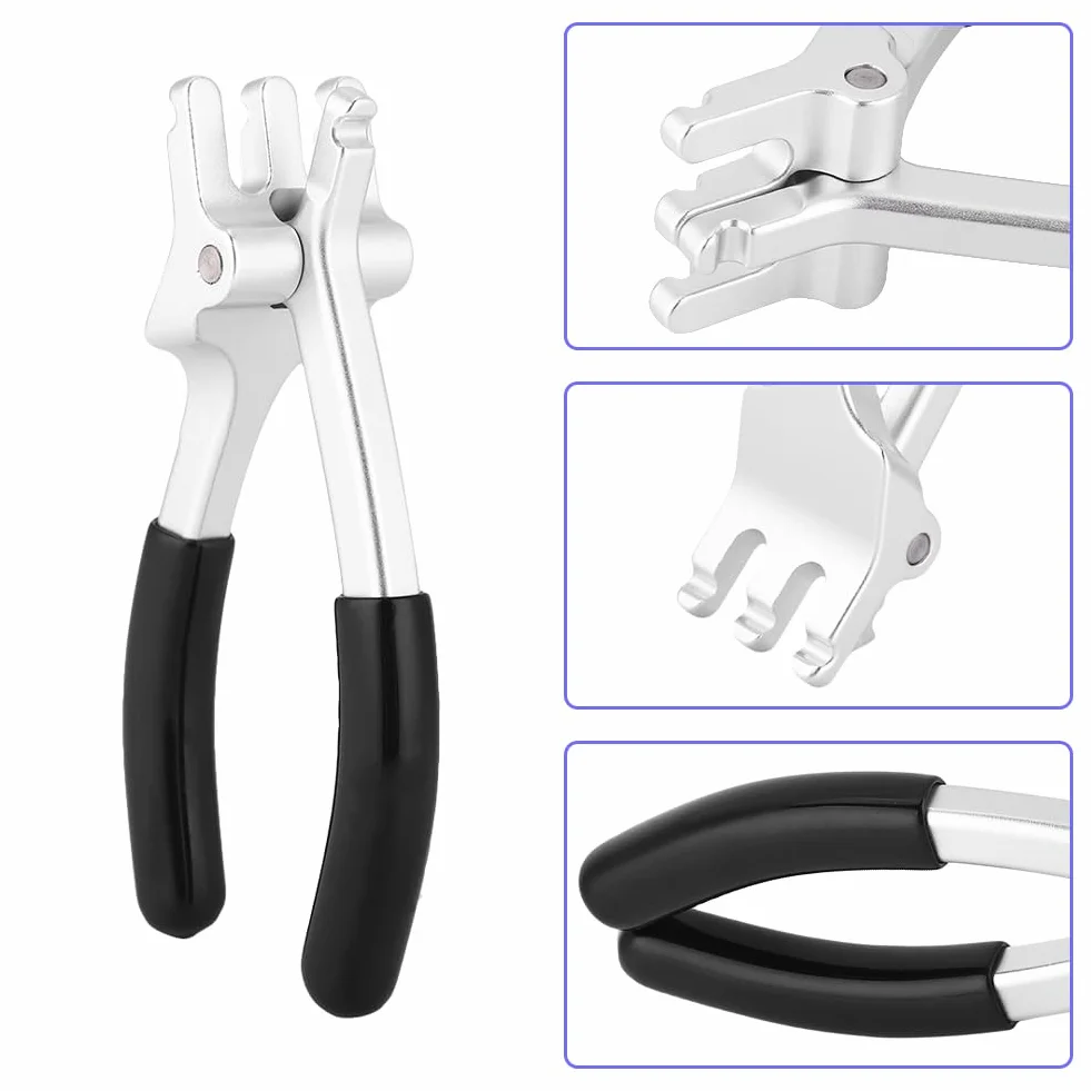 Pince de tir à l'arc D Loop pour arc à poulies, outils de tir à l'arc Accessoires Bowstring D Ring Outil d'installation Archer faisant l'installation Ajustement Serrage Tir à l'arc Outils de réparatio