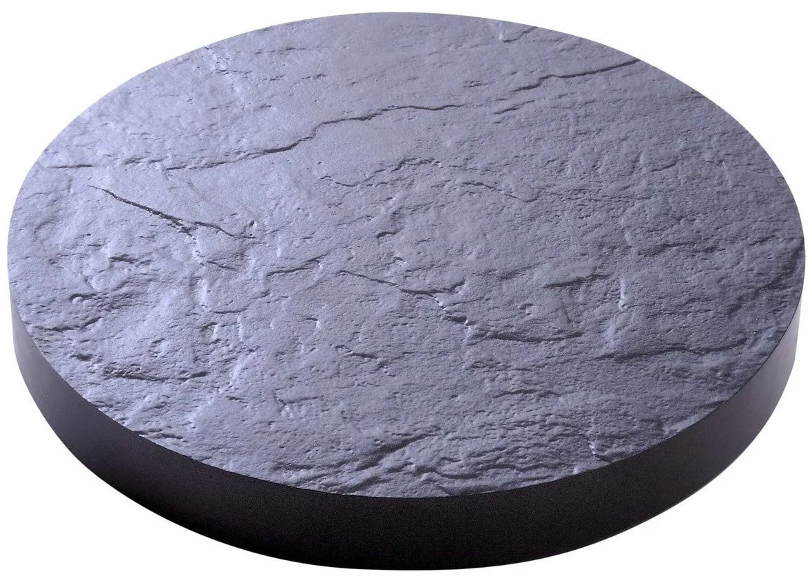 Support à Roulettes pour Plantes Ø 30 cm 5 Roues Multidirectionnelles 150 kg Gris ardoise