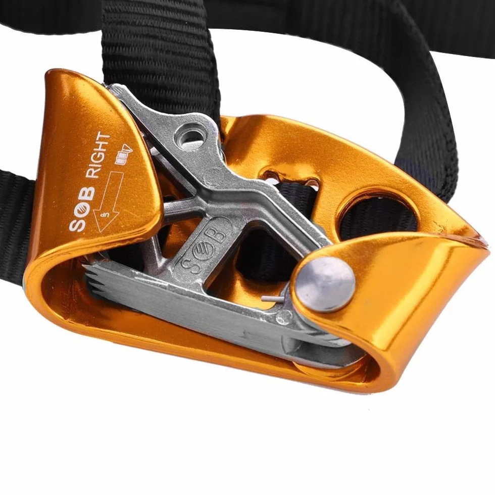 Tbest Pied Ascenender, Pied Droit/Gauche Ascenender Riser pour l'escalade de Roche équipement d'alpinisme pour l'alpinisme, Escalade, Sauvetage Incendie, ou la Protection de l'ingénierie
