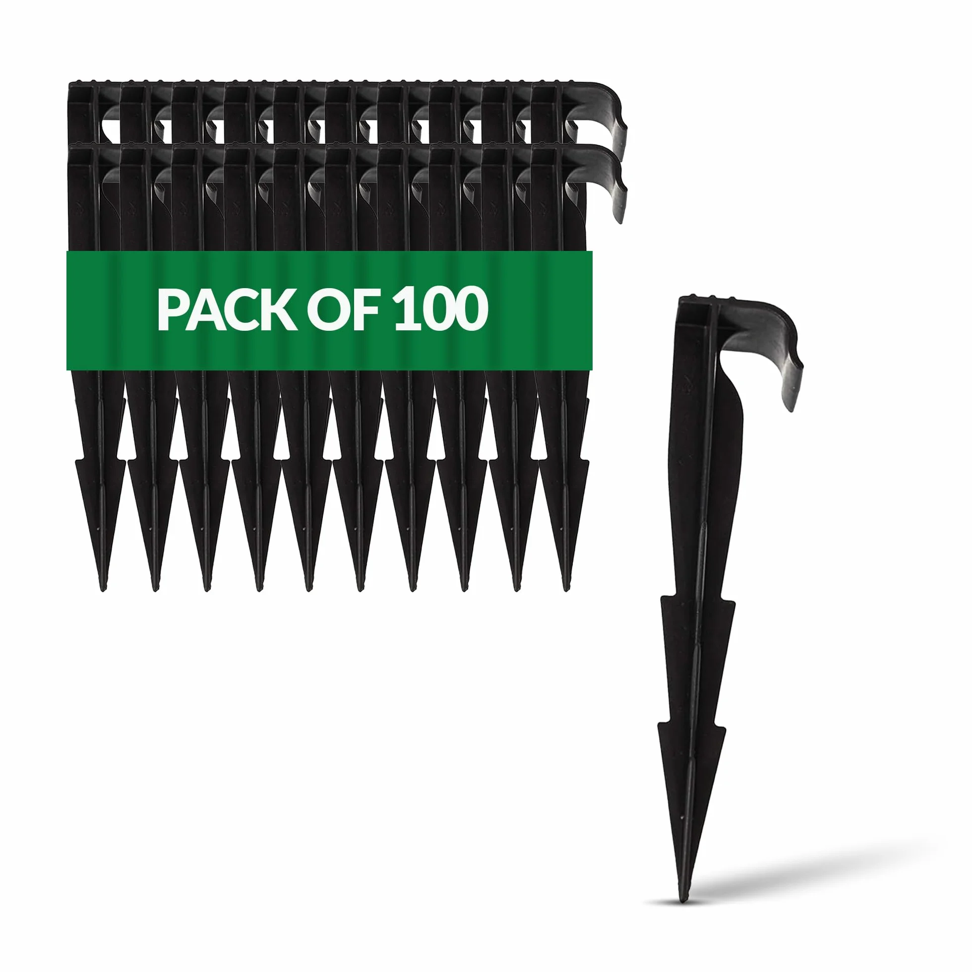 GARDENIX Lot de 100 AquaPEG piquets de Fixation pour Ligne d'égouttement