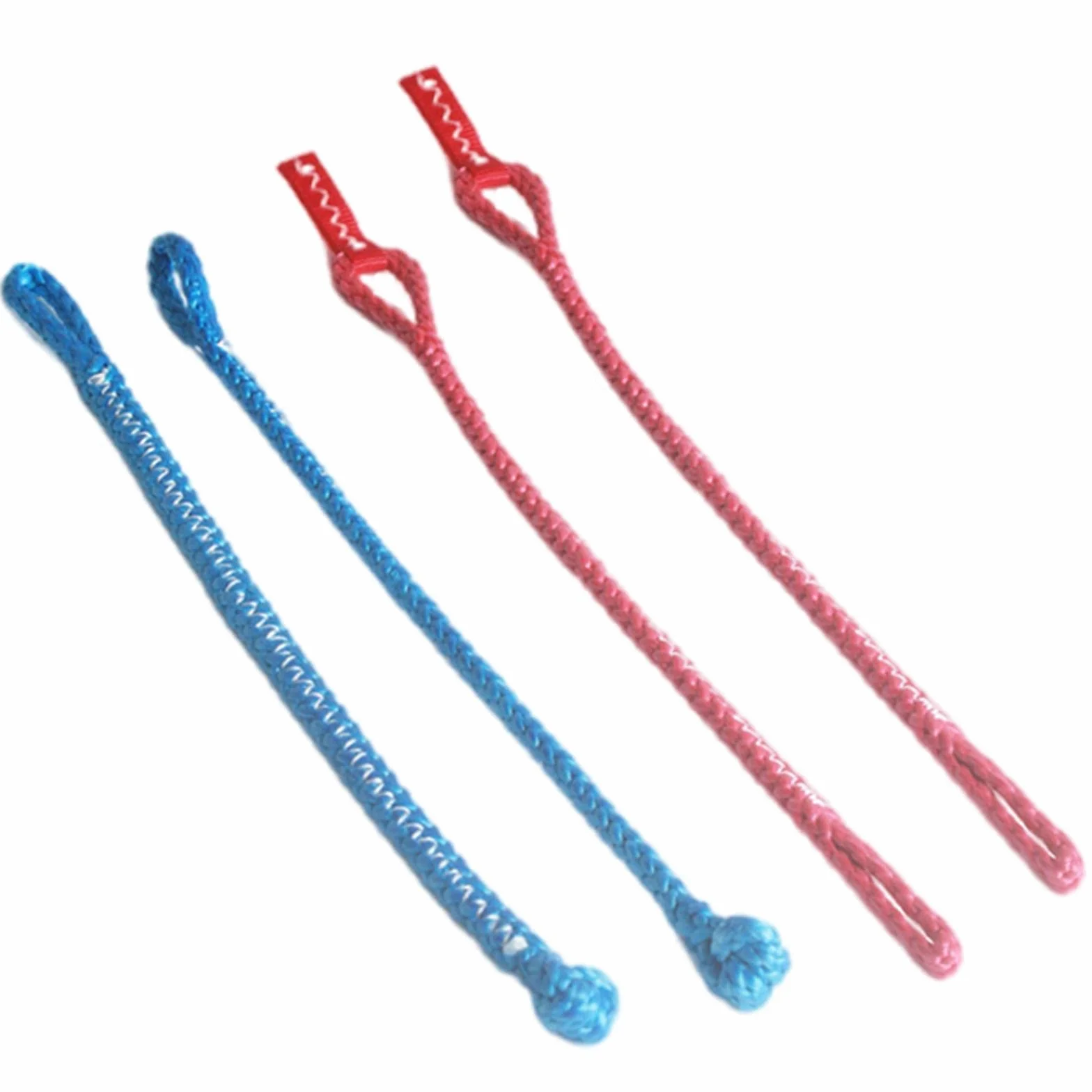 Lot de 4 queues de cochon universelles kitesurf 1000 kg Rouge Bleu