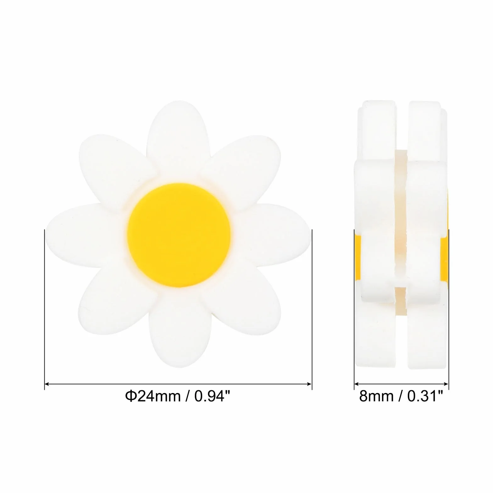 Amortisseurs De Raquette De Tennis PATIKIL, 3 Pièces en Silicone Souple pour Réduire Les Vibrations Cadeau Blanc