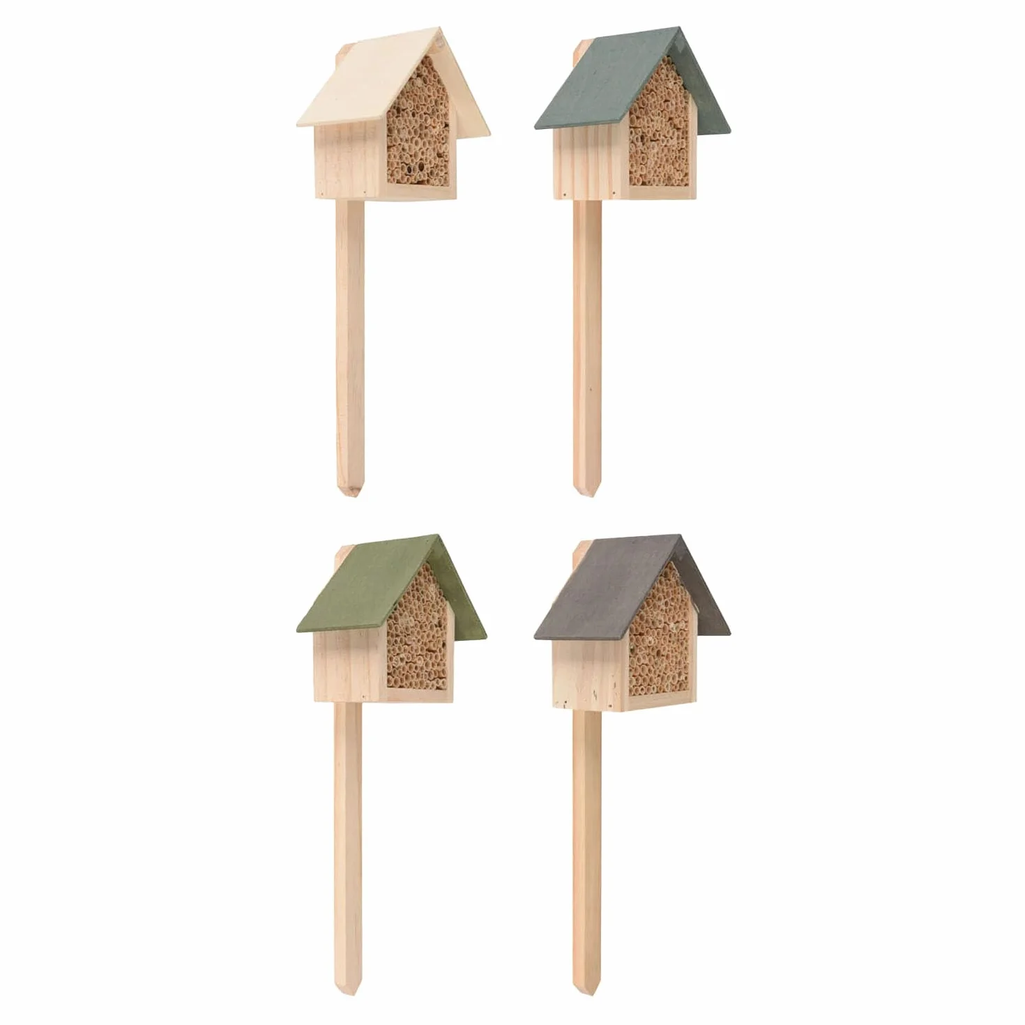 Hôtel à Insectes en Bois sur Bâton