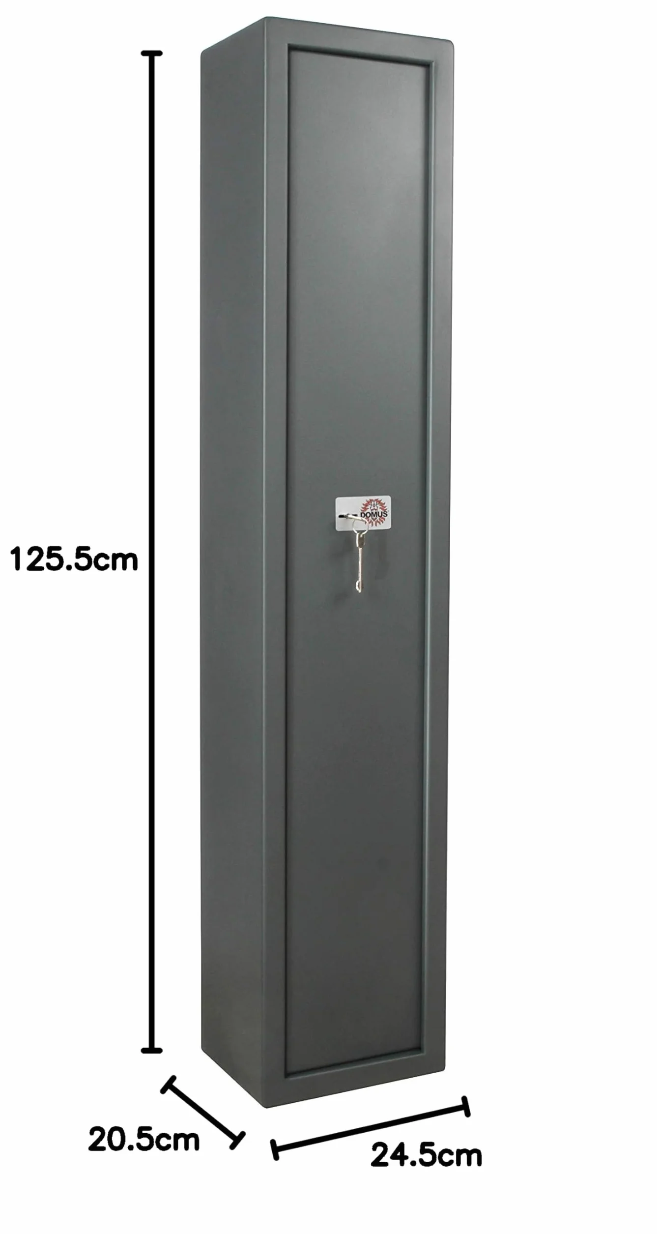 ARREGUI Domus ARM030325 Armoire à Fusils, 3 fusils, serrure à clé Gris Foncé 52,5 L
