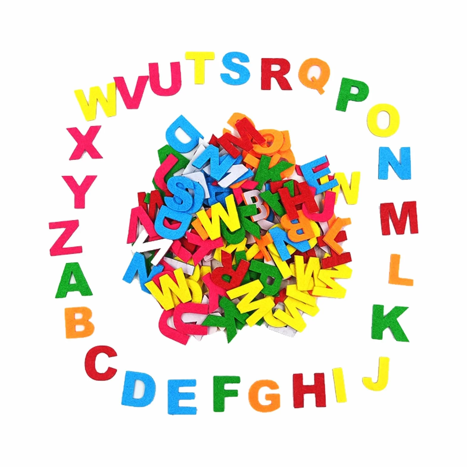 120 Pcs Lettres Autocollantes en Mousse Colorées Grand Format Alphabet Décoratif Éducatif pour Enfants