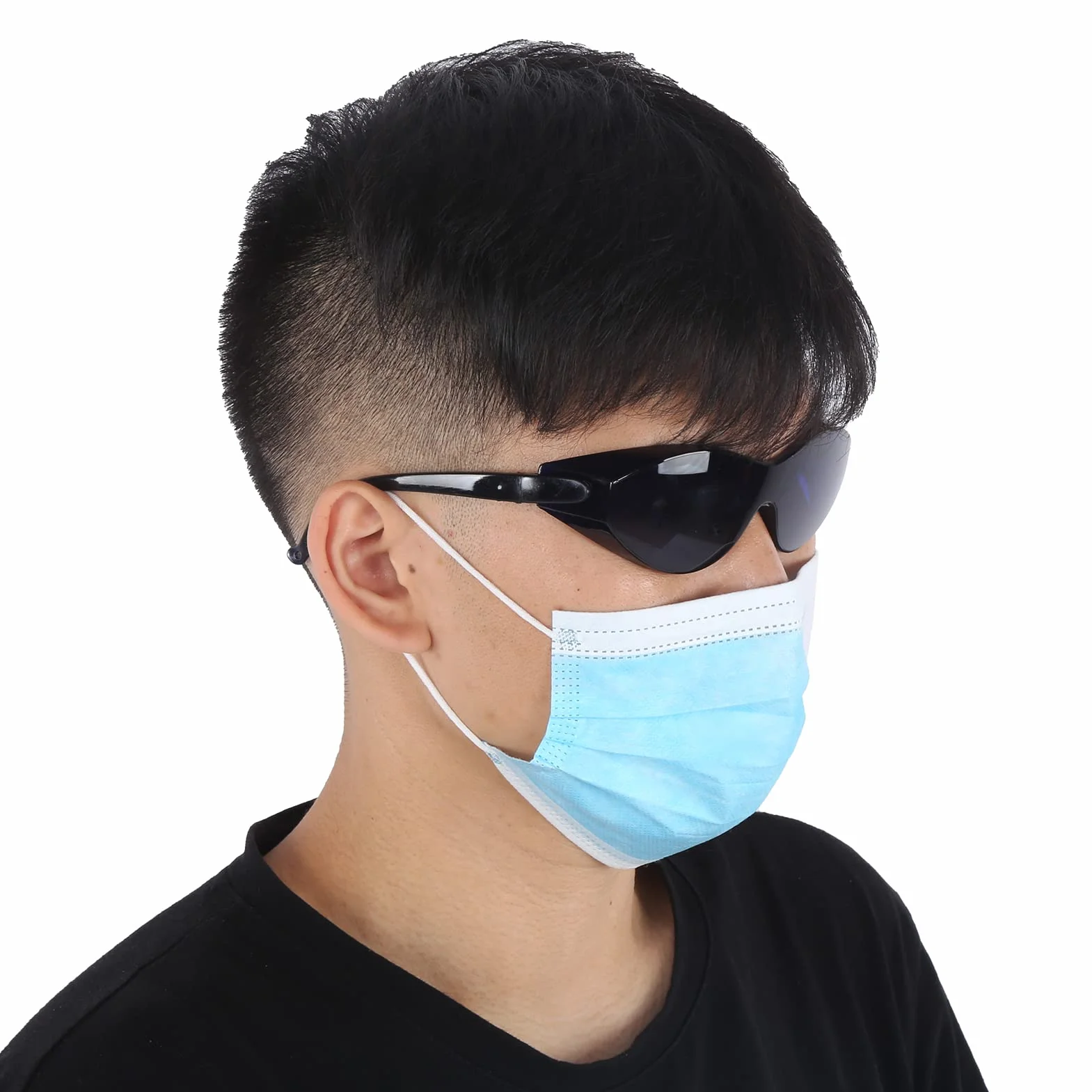 Lunettes De Localisation De Balle De Golf, Détecteur De Balle De Golf à Large Champ De Vision, Avec étui à Fermeture éclair, Lunettes à Lentilles Professionnelles Bleues