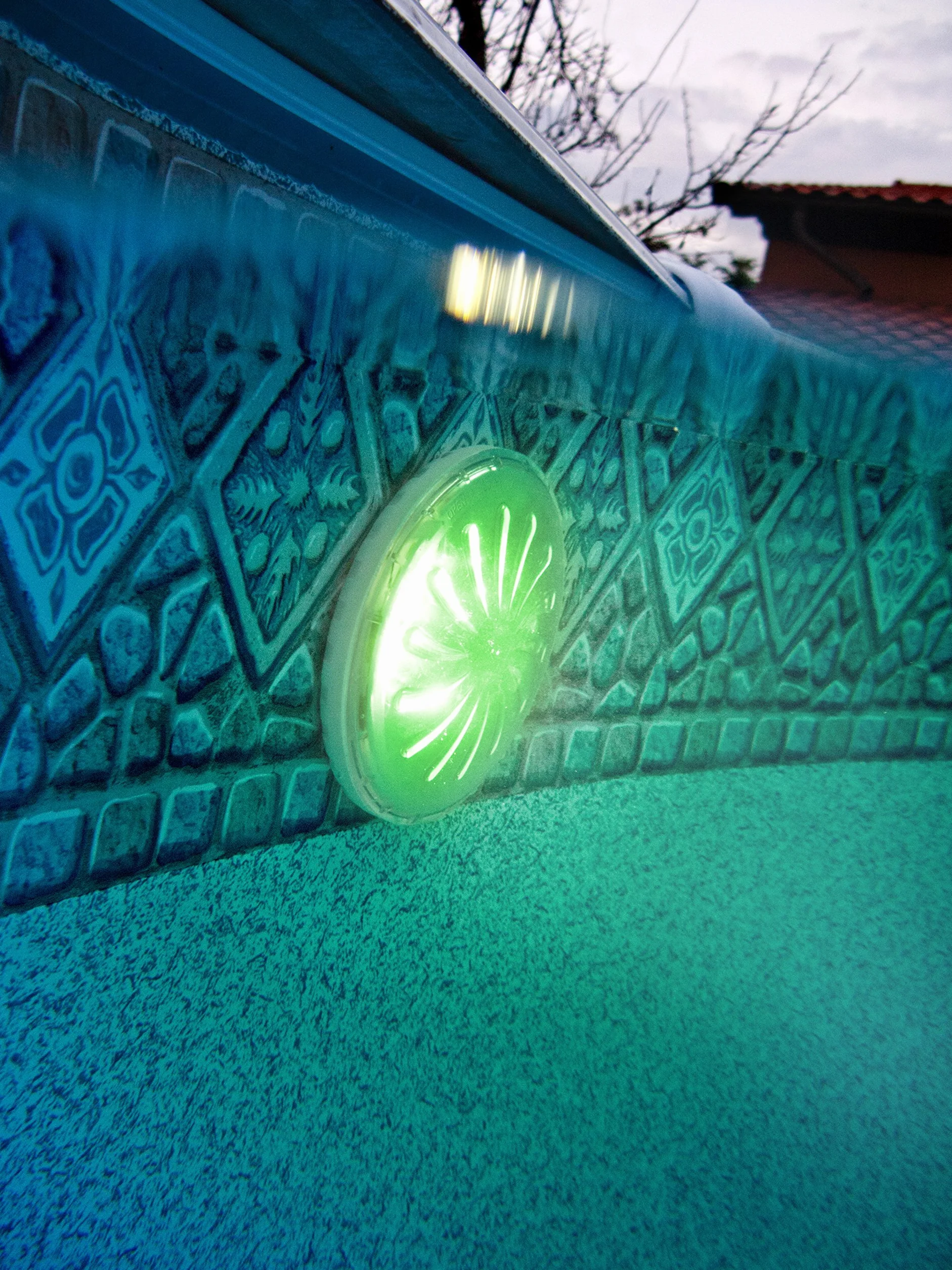 Projecteur LED de couleur pour piscines hors sol 1,8 W 15 x 15 x 3 cm Gre PLED1C