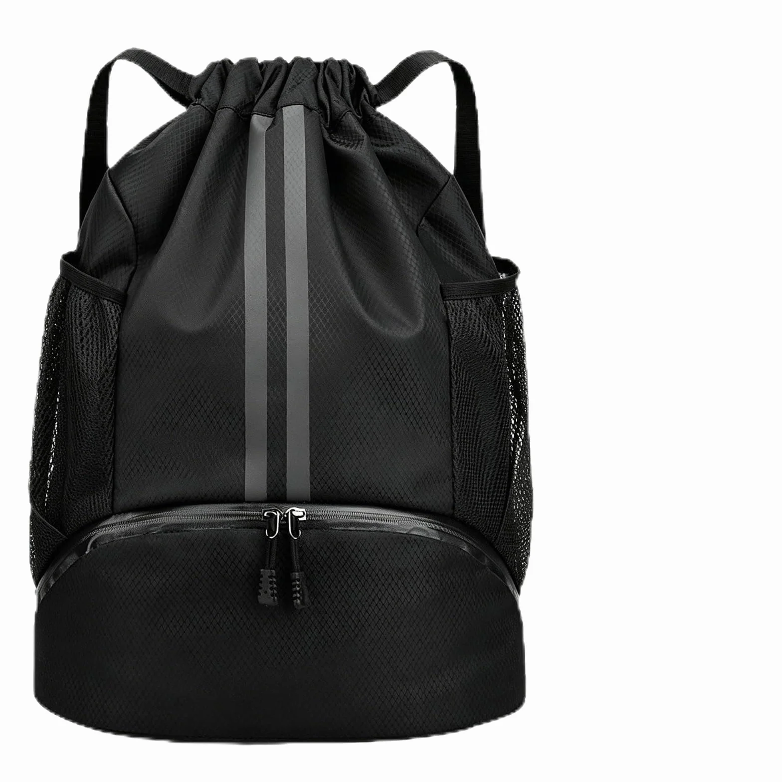 Sac de sport avec compartiment à chaussures, sac de gym à cordon, sac à dos de sport imperméable pour femmes et hommes, sac de sport pour hommes, idéal pour le sport, le fitness, la randonnée