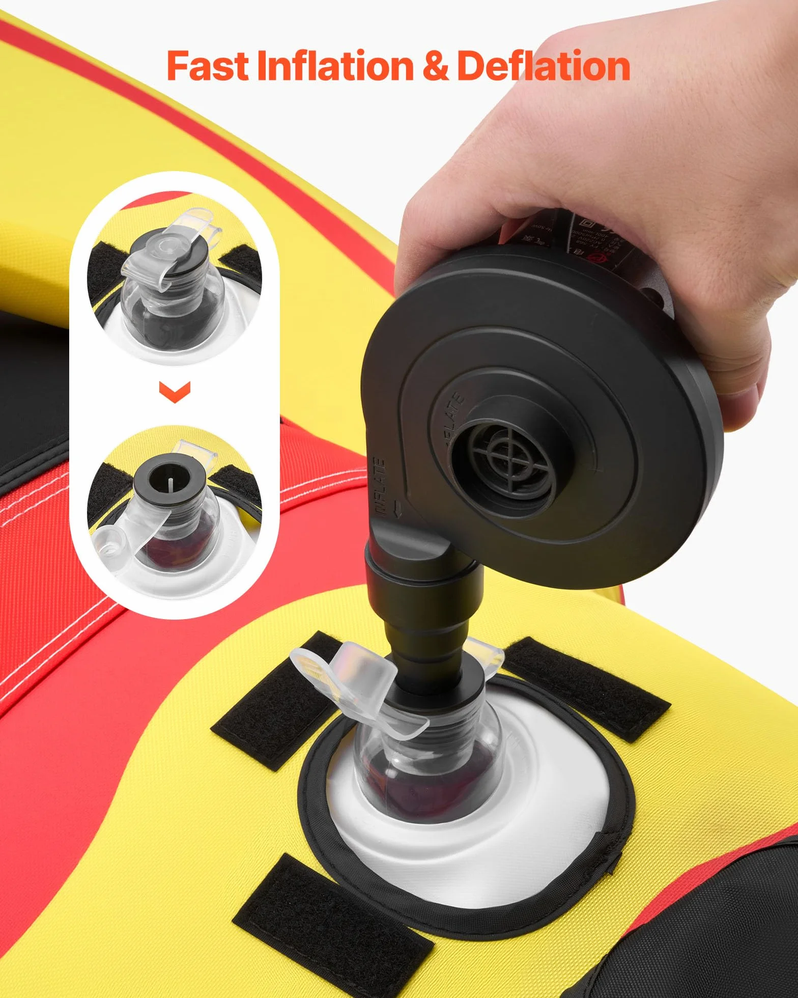 VEVOR Bouée Tractée Gonflable pour Bateau, Bouée Tractable