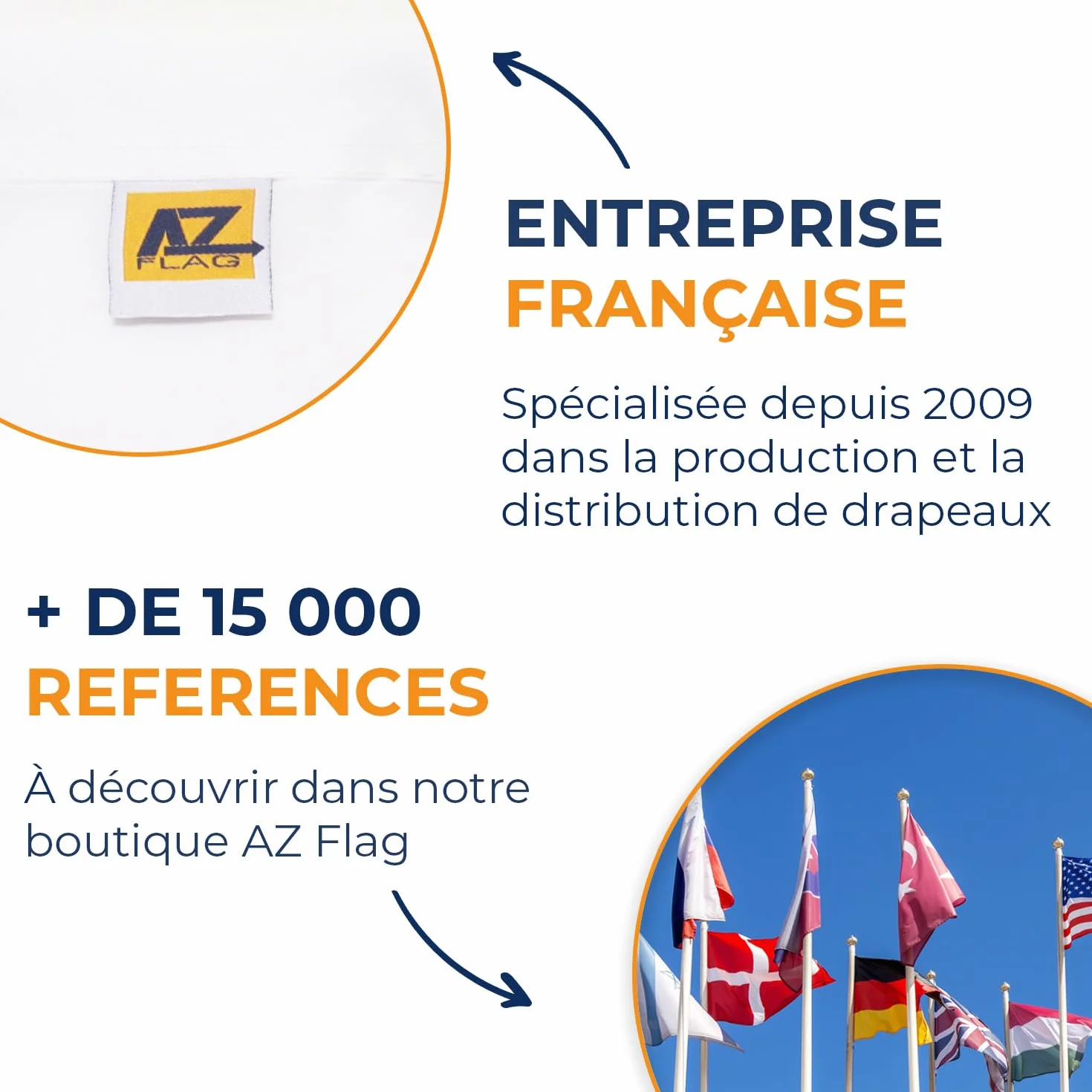 AZ FLAG Drapeau France 150x90 cm Français 100% Polyester avec Oeillets Métalliques